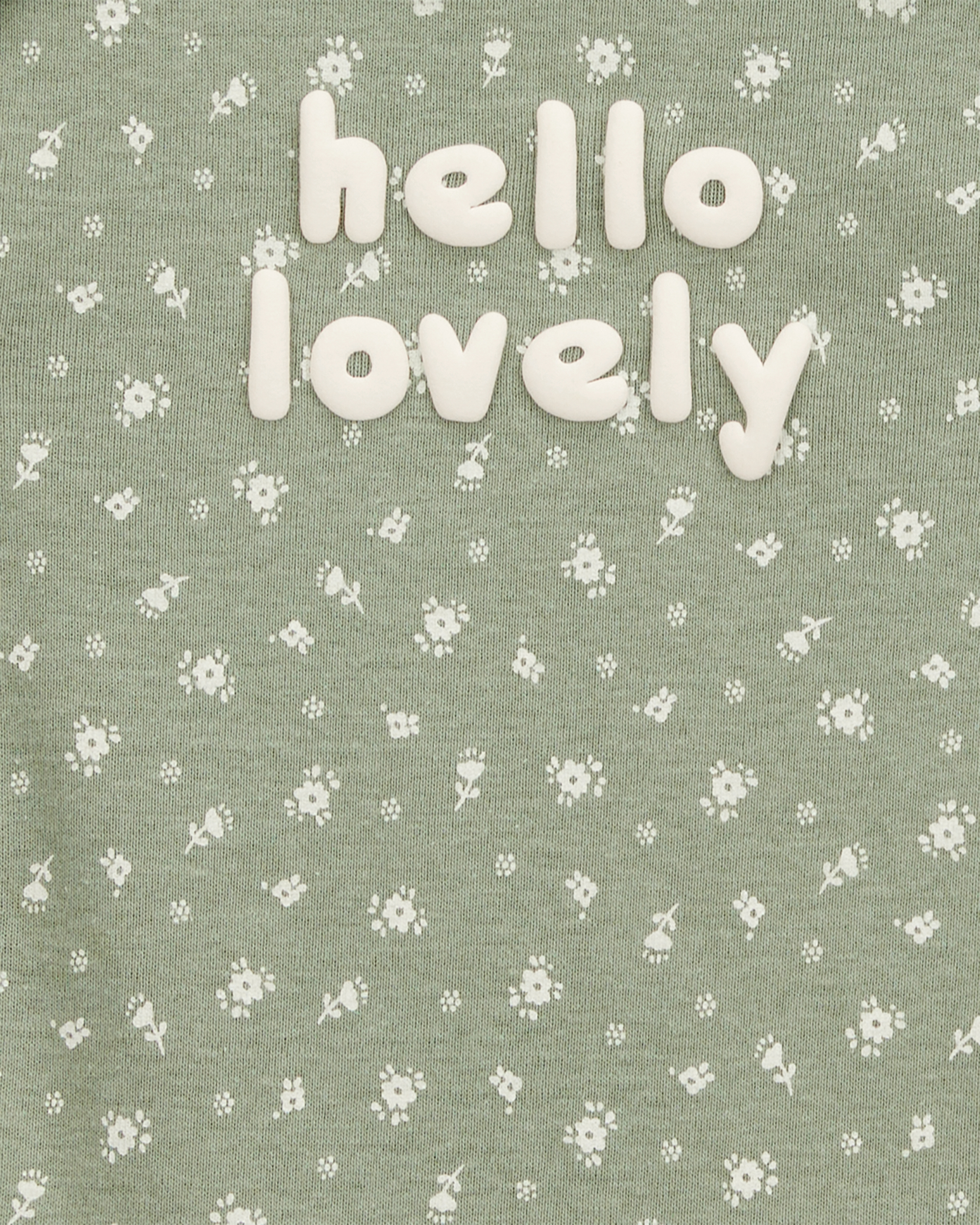 Baby Girl 5-Pack Floral Horses Short-Sleeve Cotton Bodysuits