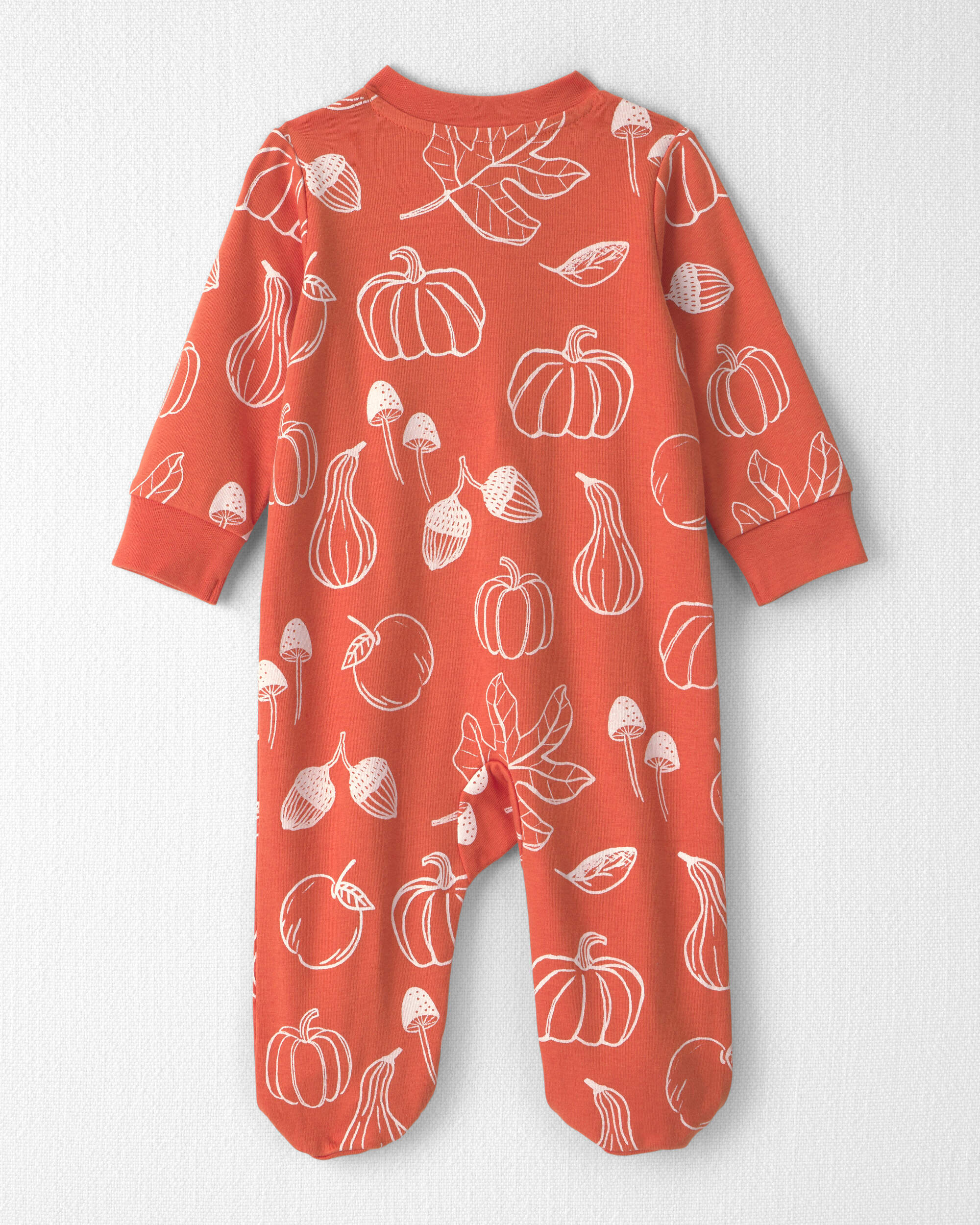 Baby Organic Cotton Sleeper Autumn Gourds