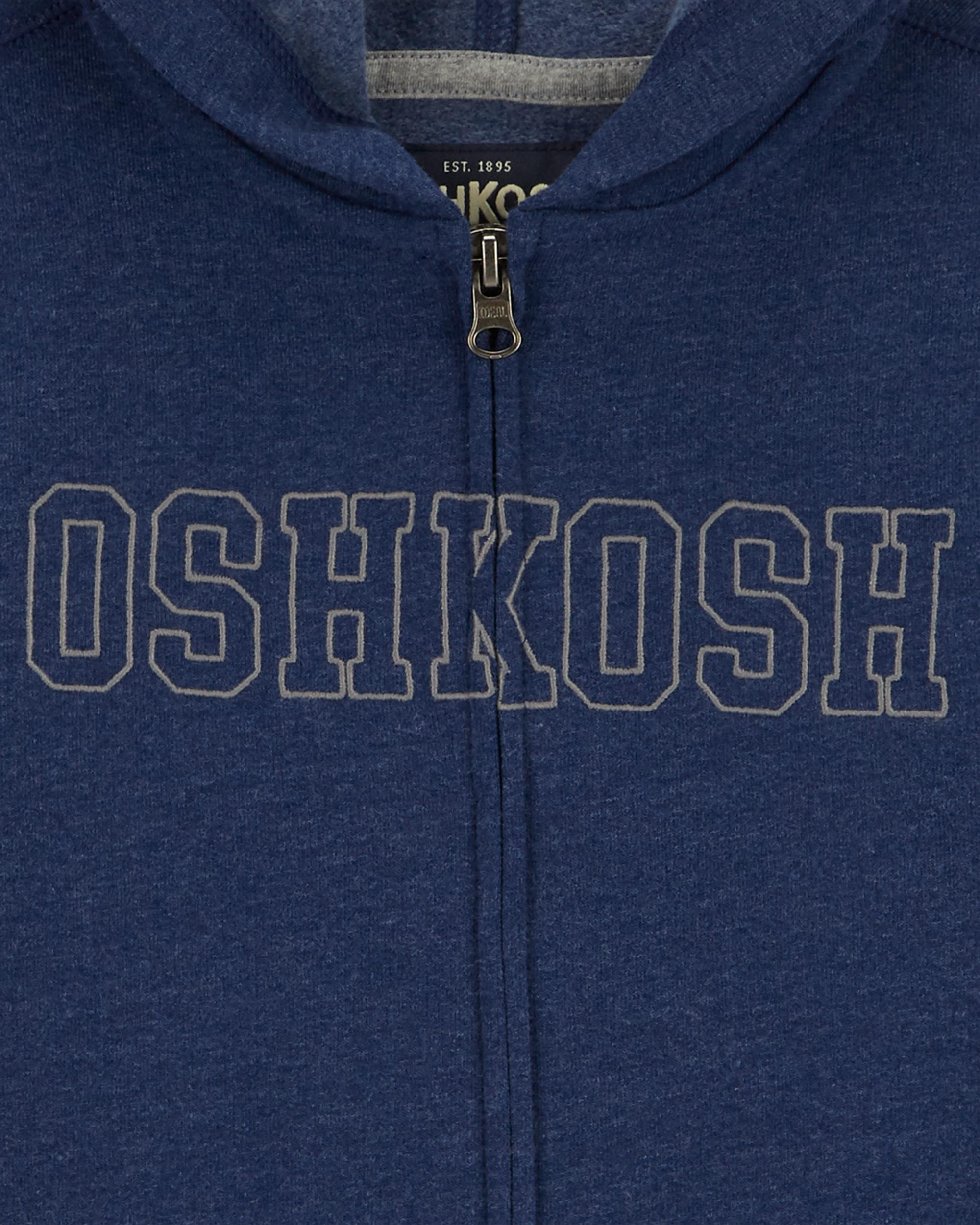 Indigo Blue Kid OshKosh Logo Zip Jacket Carter’s Oshkosh Canada