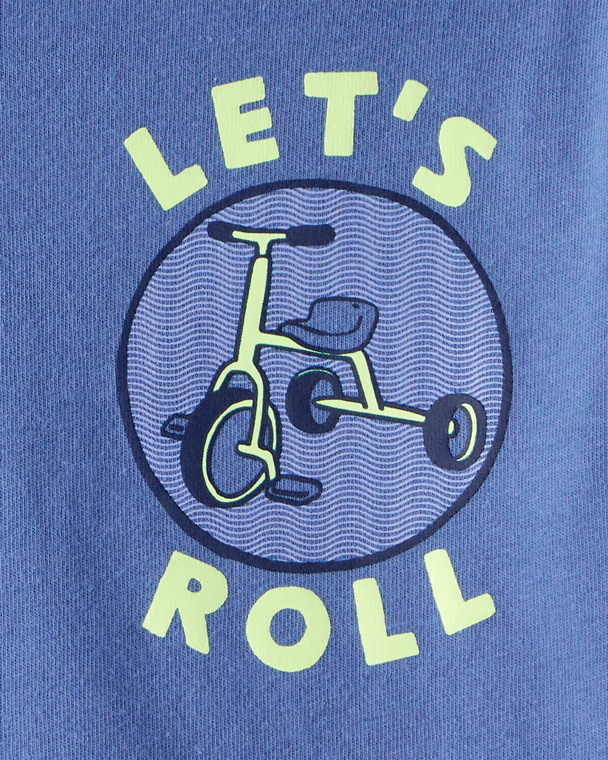 Toddler Boy Bicycle Long-Sleeve Graphic Tee - Blue