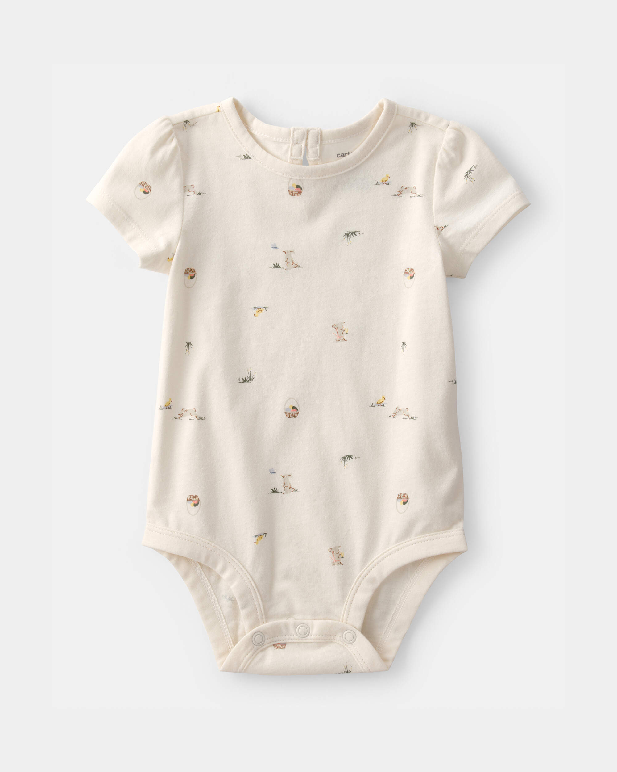 Baby Girl 2-Piece Easter Bunny Jumper Set - Pink/Ivory