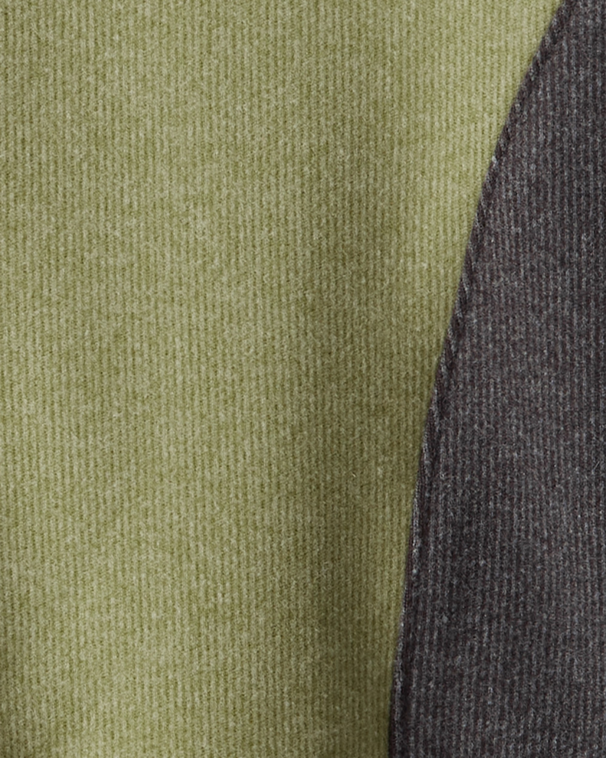 Baby Boy Colourblock French Terry Long-Sleeve Pullover Sweatshirt - Green