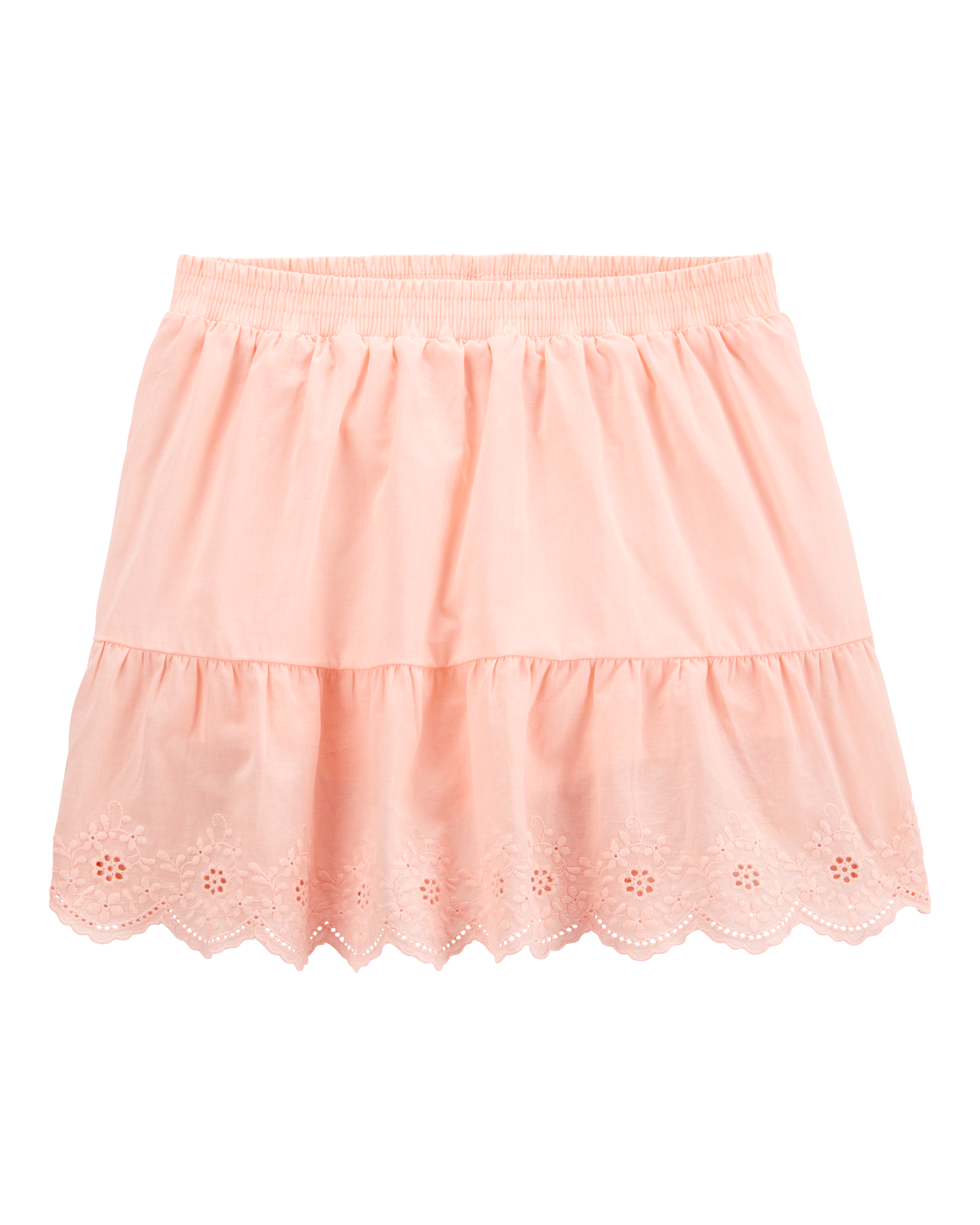 Girls Eyelet Skort - Pink