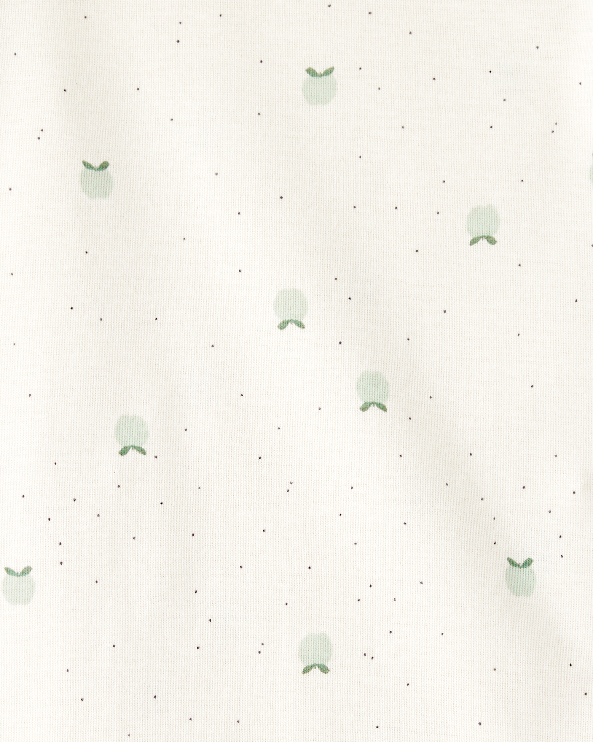 Baby Girl 5-Pack Fruit Print Cotton Multipack Bodysuits - Brown/Green/Pink/Red/White