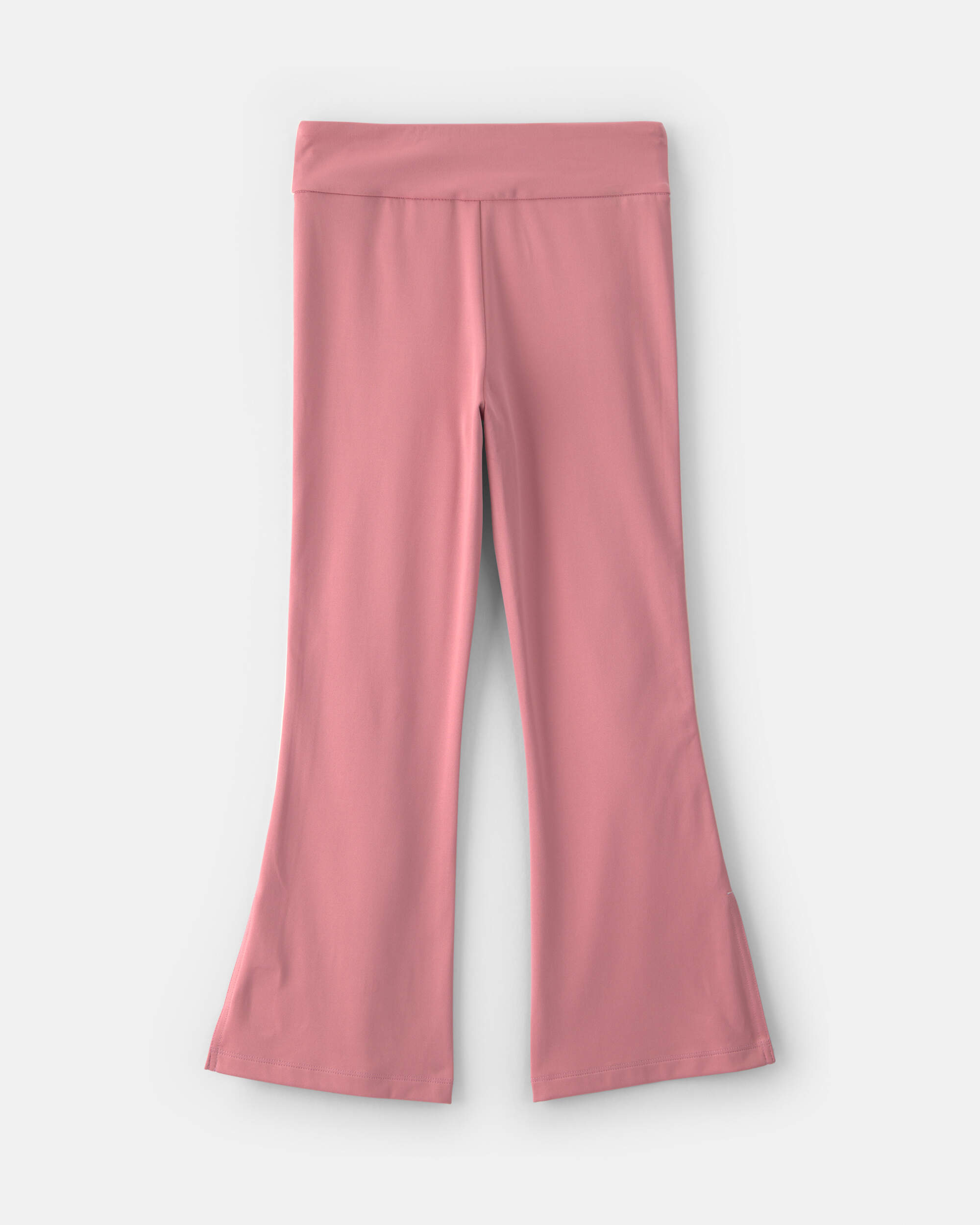 Girls Pull-On Stretch Active Flare Leggings - Pink