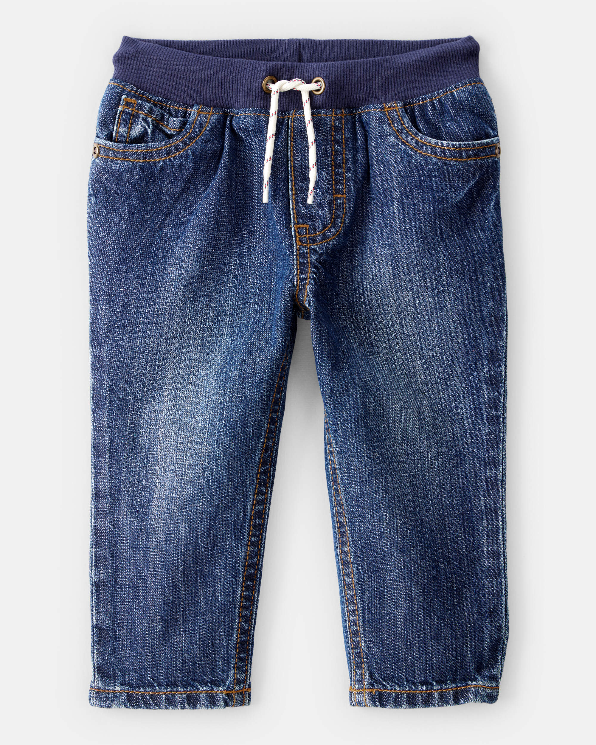 Baby Pull-On Denim Pants