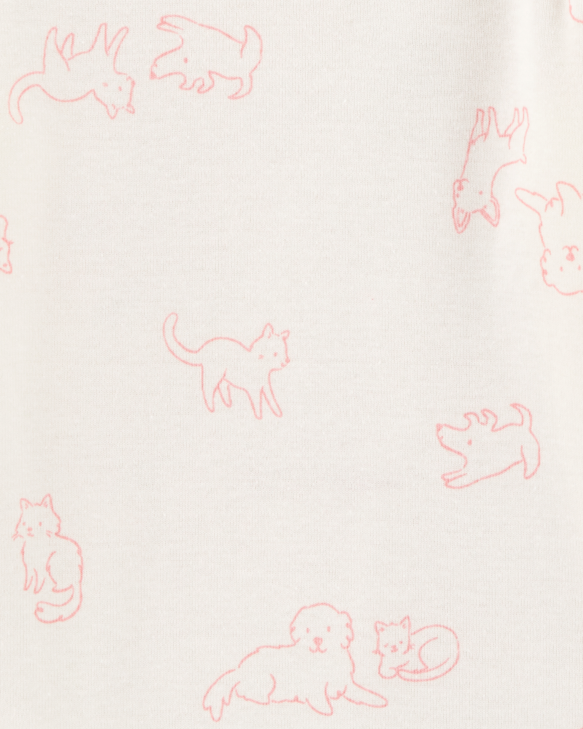 Baby Girl 4-Pack Puppy Long Sleeve Bodysuits