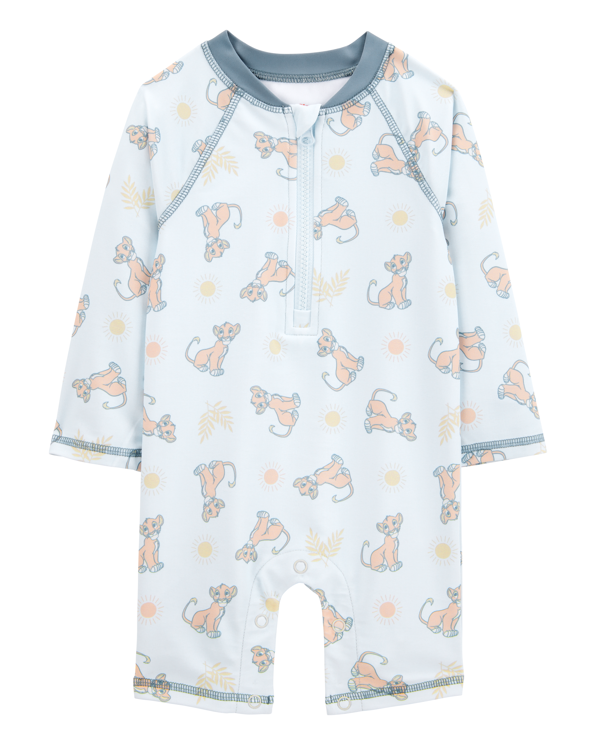 Baby Disney© Lion King 1-Piece Rashguard Swimsuit - Blue