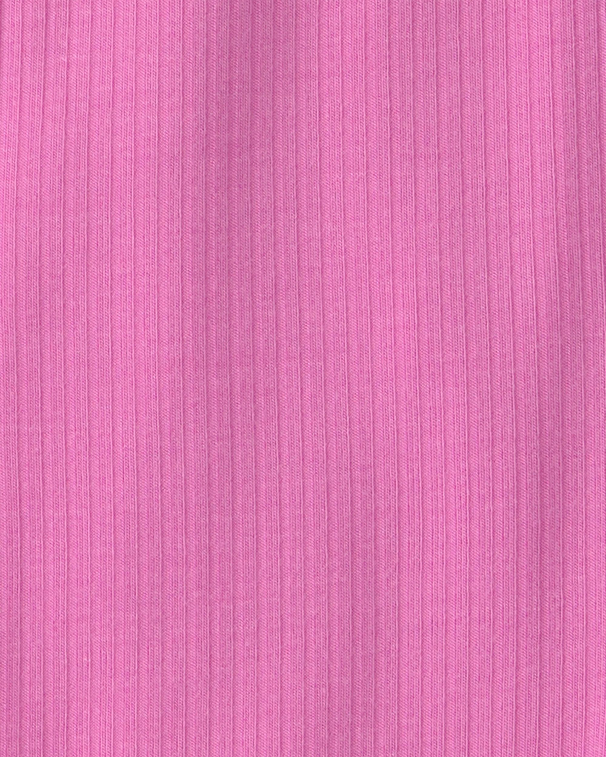 Baby Girl PurelySoft Snug Fit 1-Piece Pajama - Pink