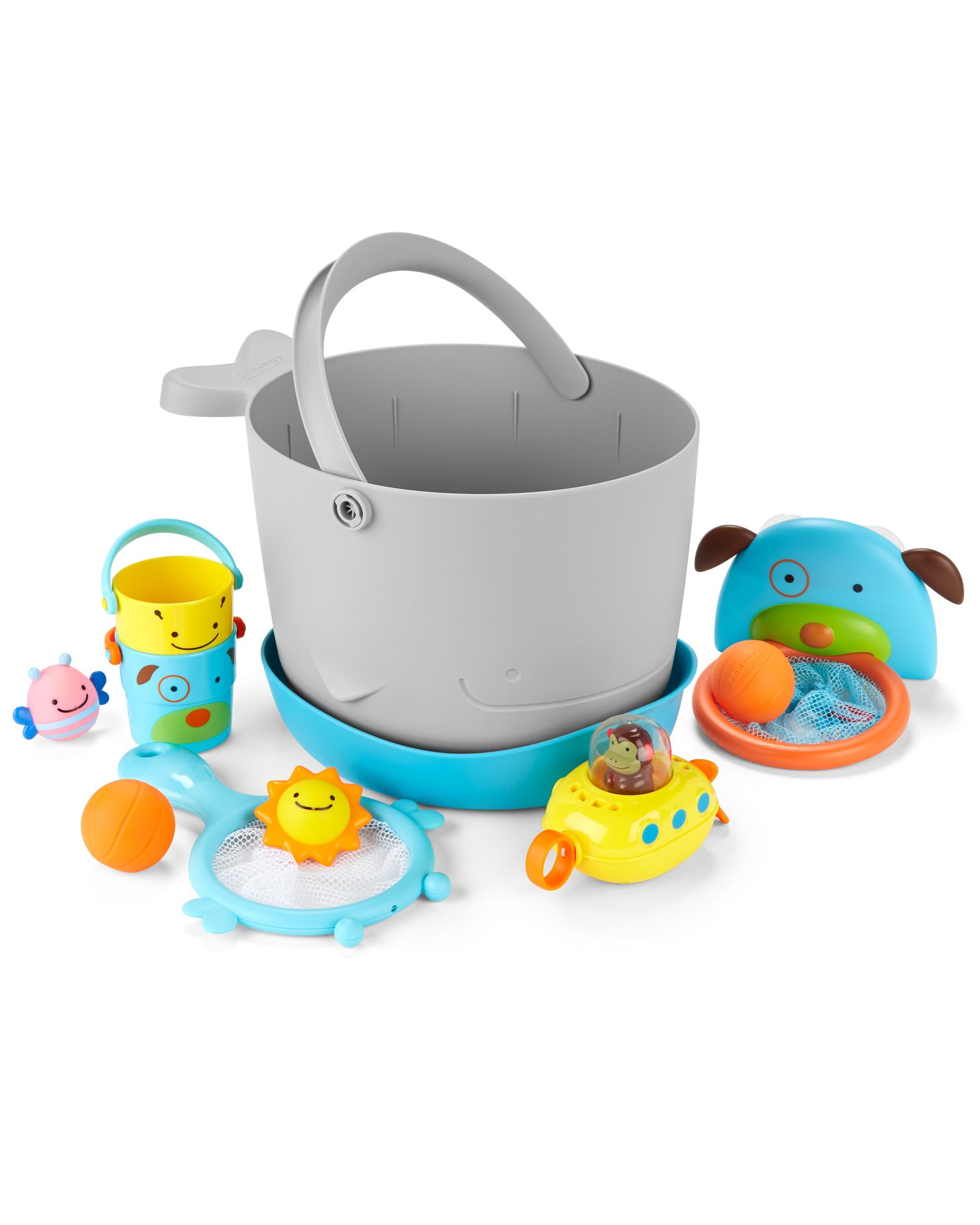 Multi MOBY Fun Filled Bath Toy Bucket Gift Set Carter s Oshkosh Canada