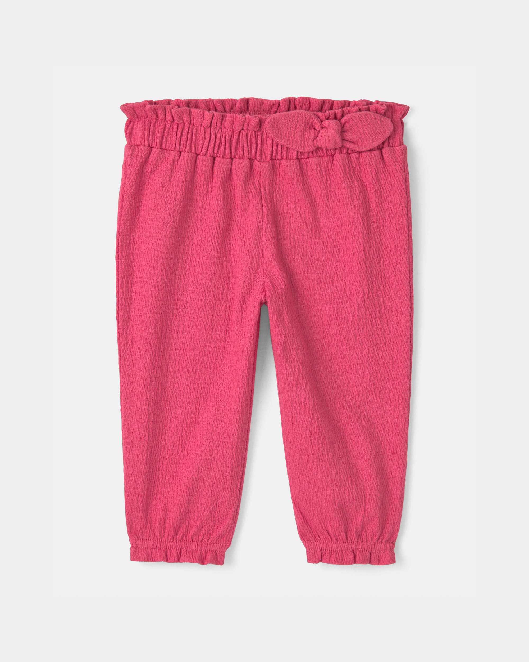 Baby Girl 2-Piece 'Mommy's Mini' Heart Bodysuit & Pant Set - Fuchsia/Cream