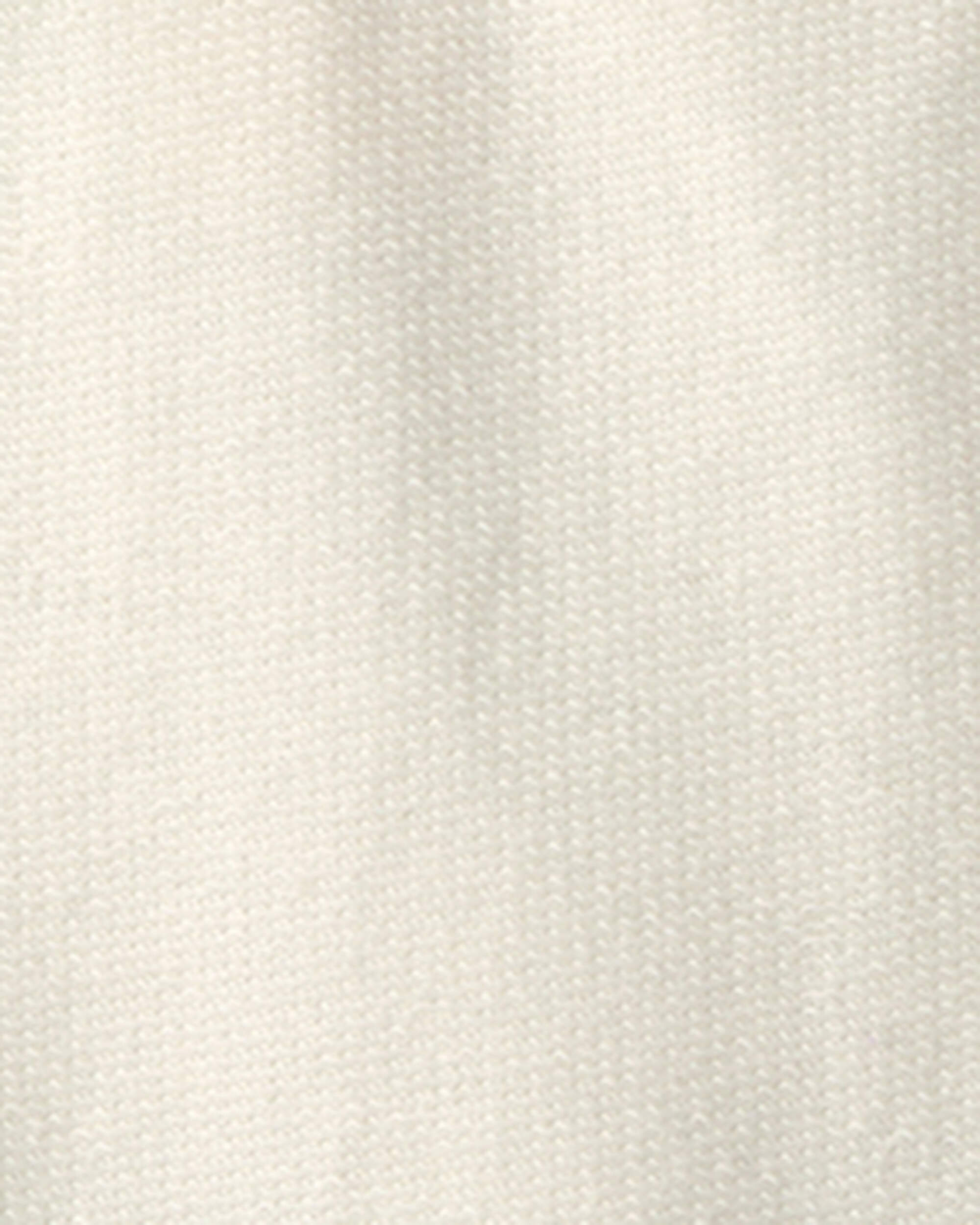 Baby 2-Piece Fish Short-Sleeve Overall Set - Green/Ivory