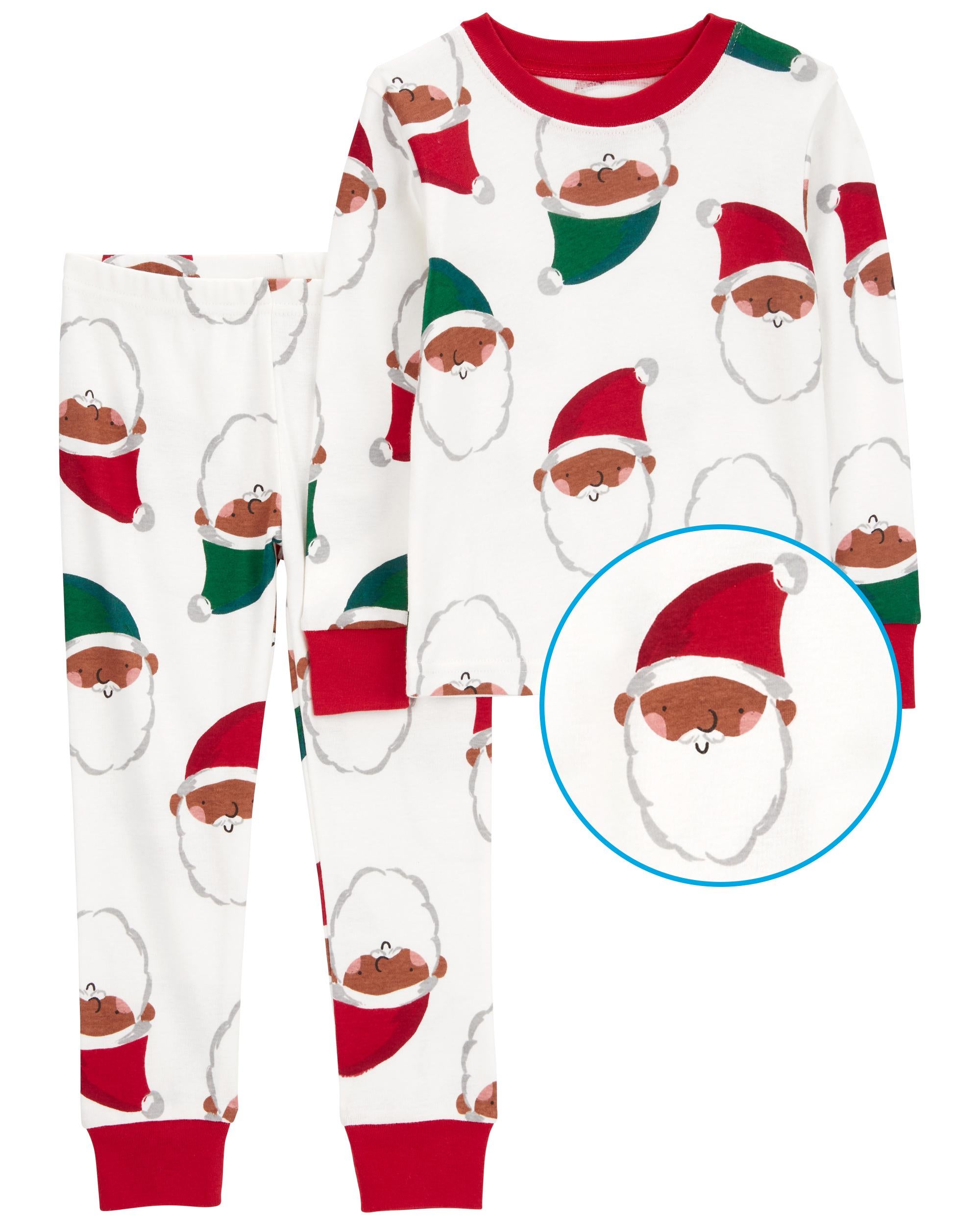 Carters baby girl christmas pajamas on sale