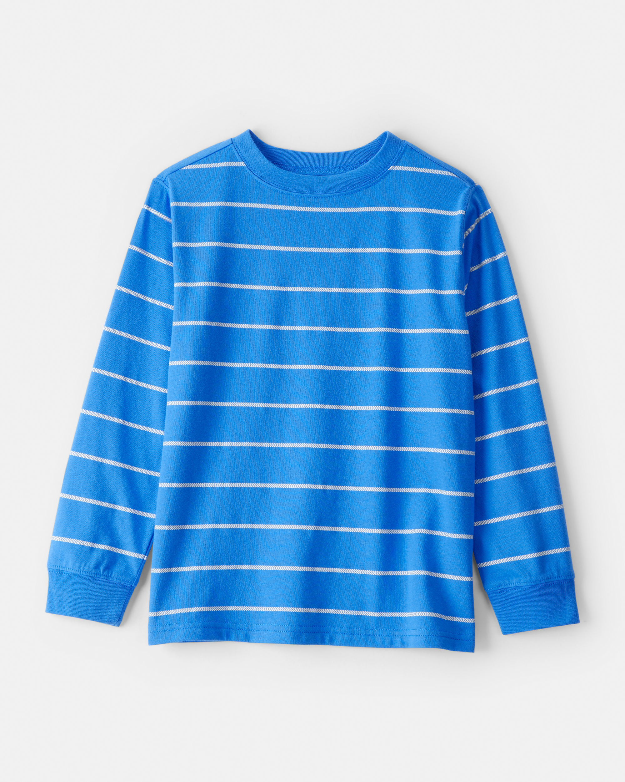 Boys Striped Long-Sleeve T-Shirt - Blue