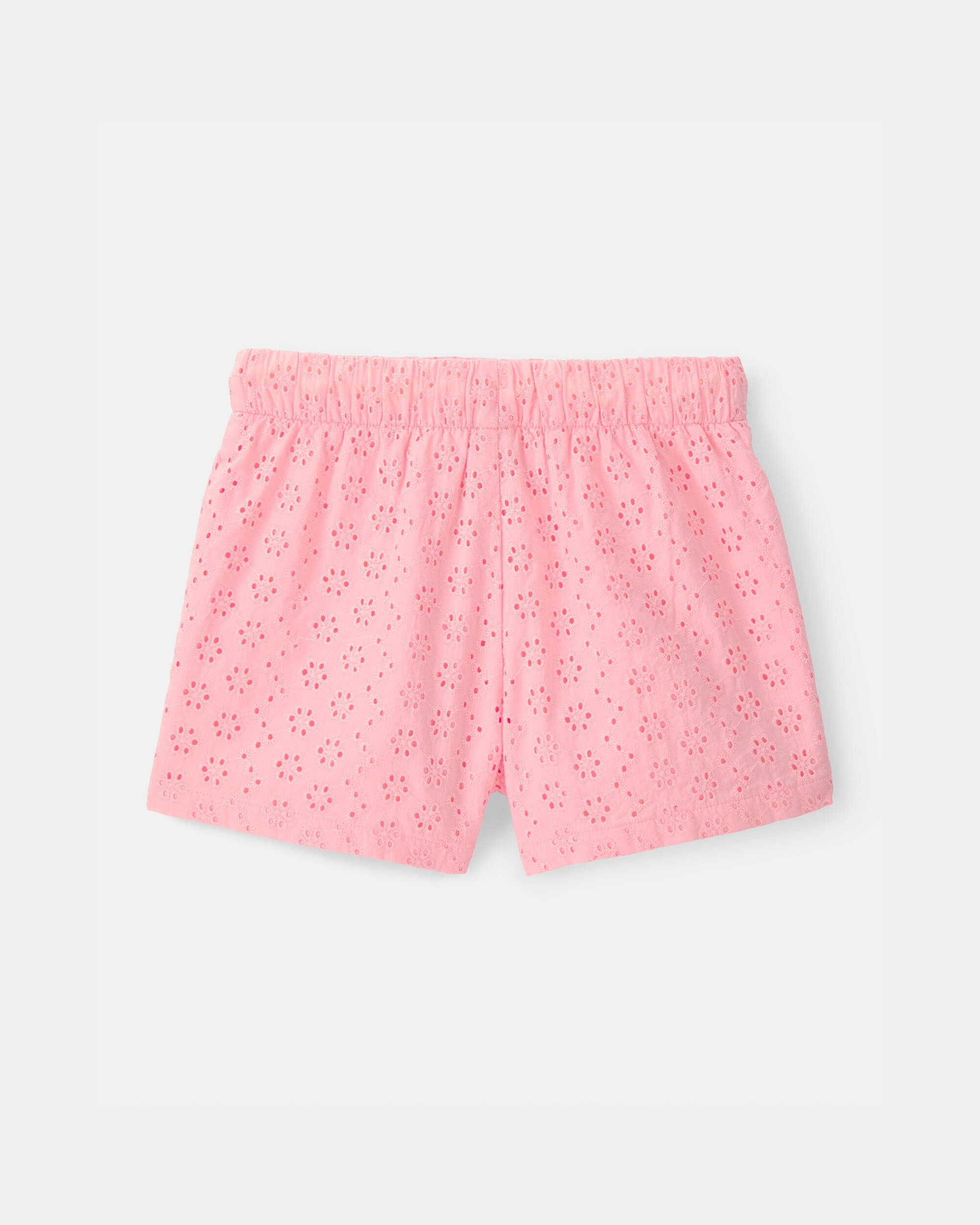 Girls Eyelet Shorts - Pink