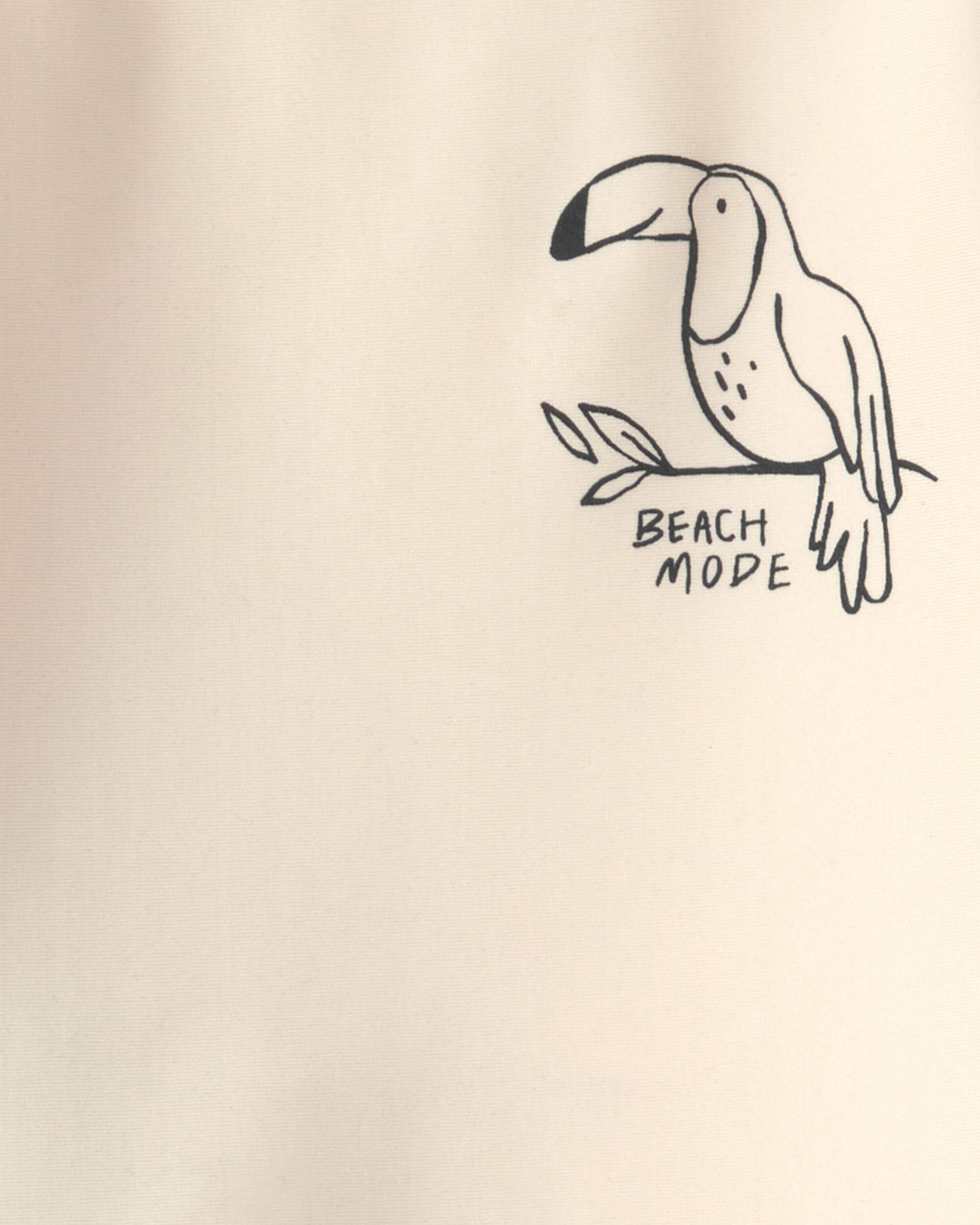 Baby Boy 3-Piece Rashguard Swimsuit Set - Black/Ivory