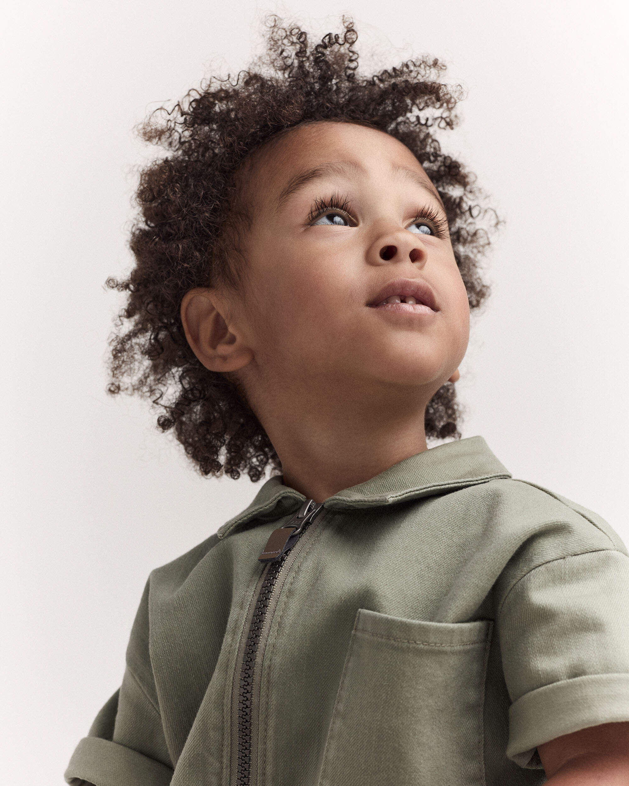 Toddler Day Out™ Jumpsuit - Olive