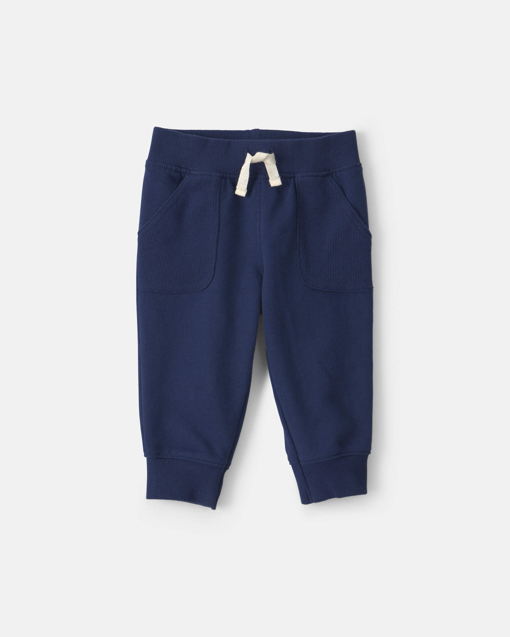 Baby Boy 3-Piece Football French Terry Layering Set - Navy Blue