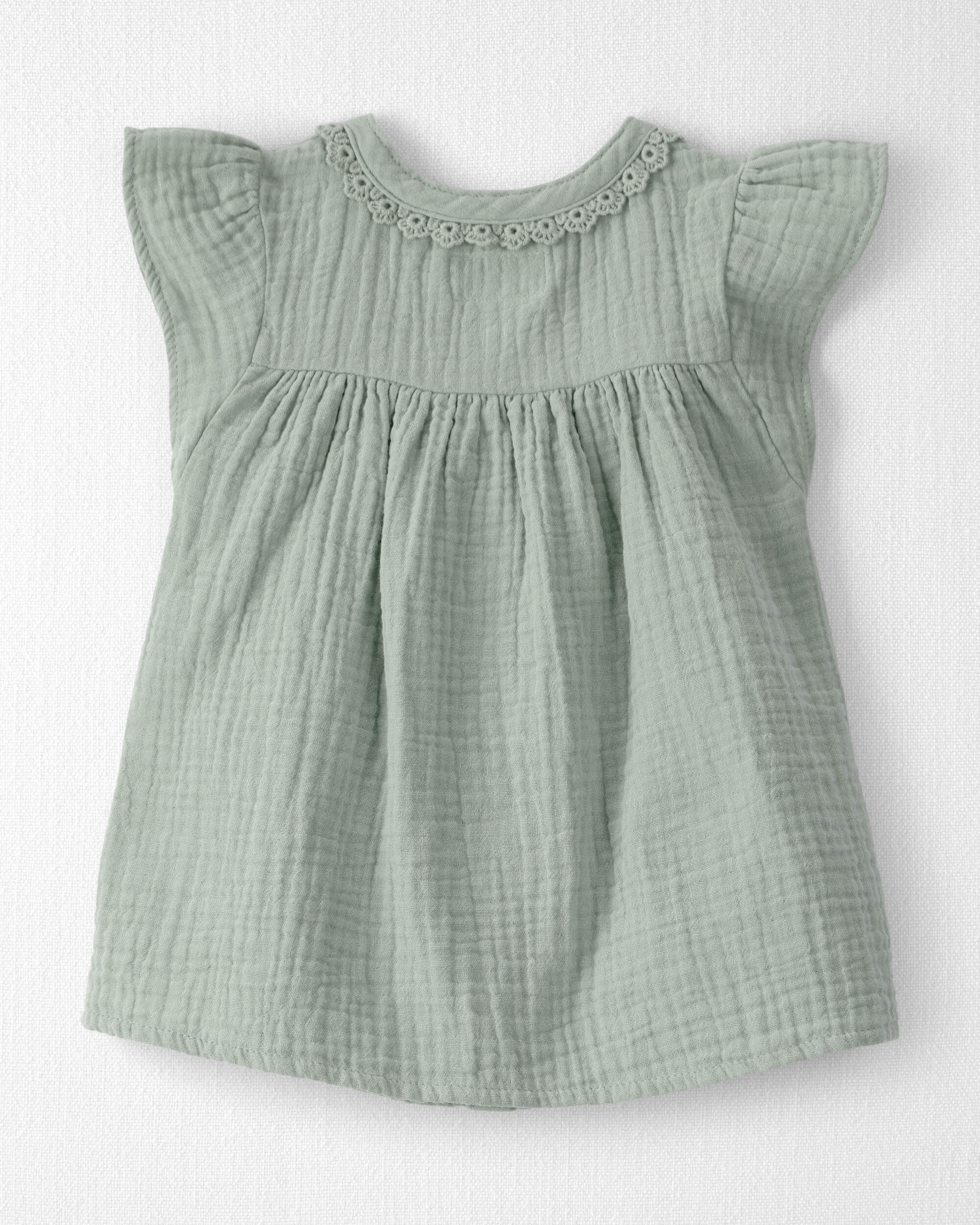 Baby Girl Organic Cotton Gauze Dress