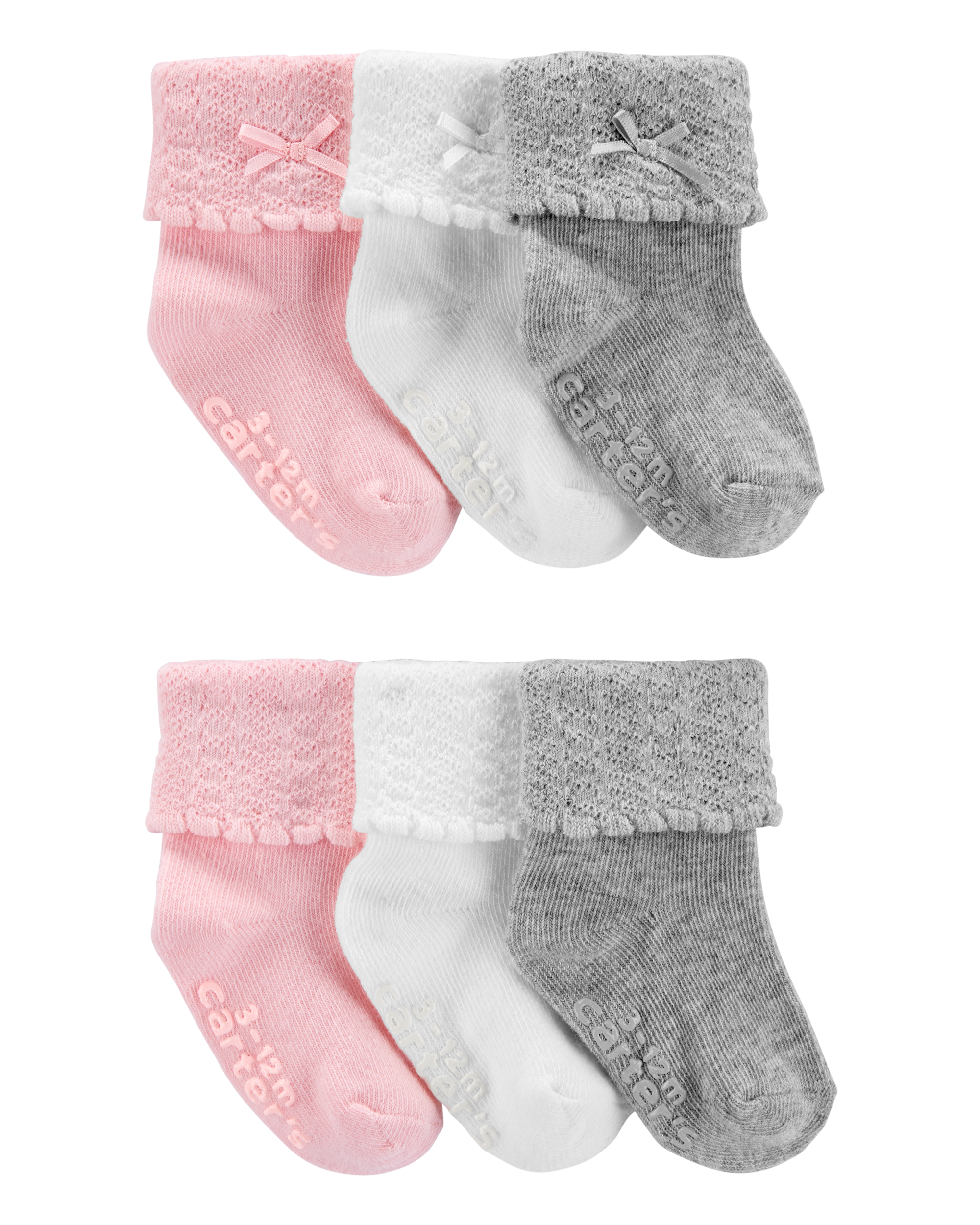 Baby 6-Pack Crew Booties