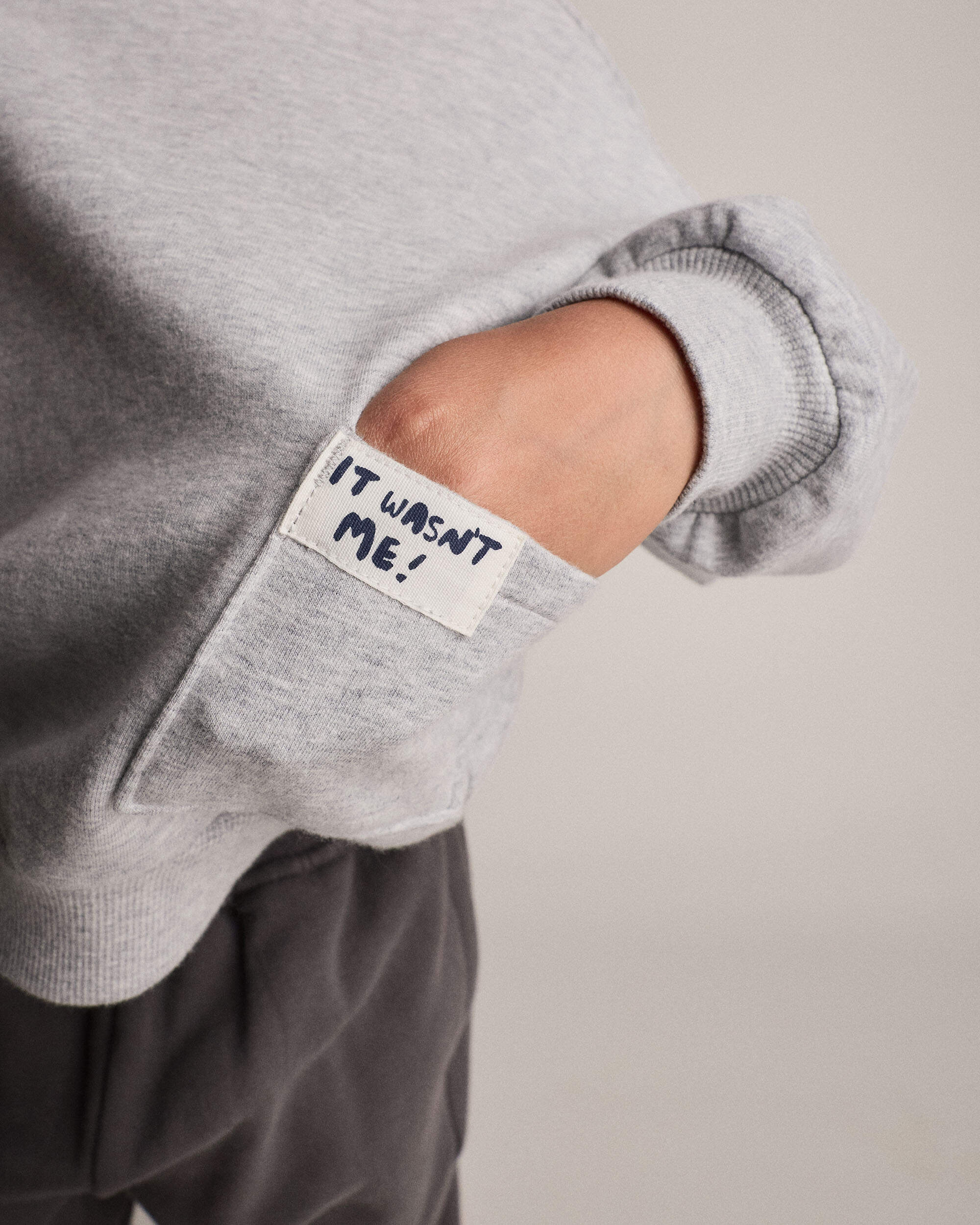 Toddler 'It Wasn't Me!' Otter Sweatshirt™ with Pockets - Heather Grey