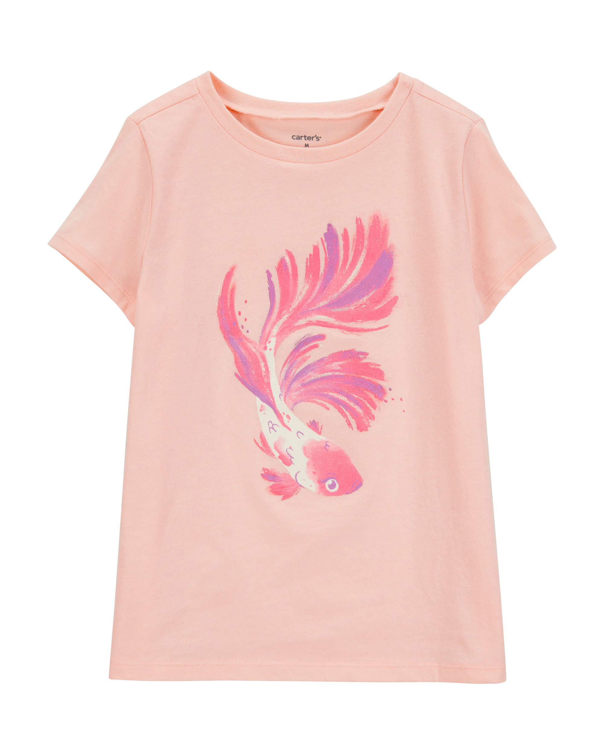 Kid Fish Short-Sleeve Graphic Tee - Orange
