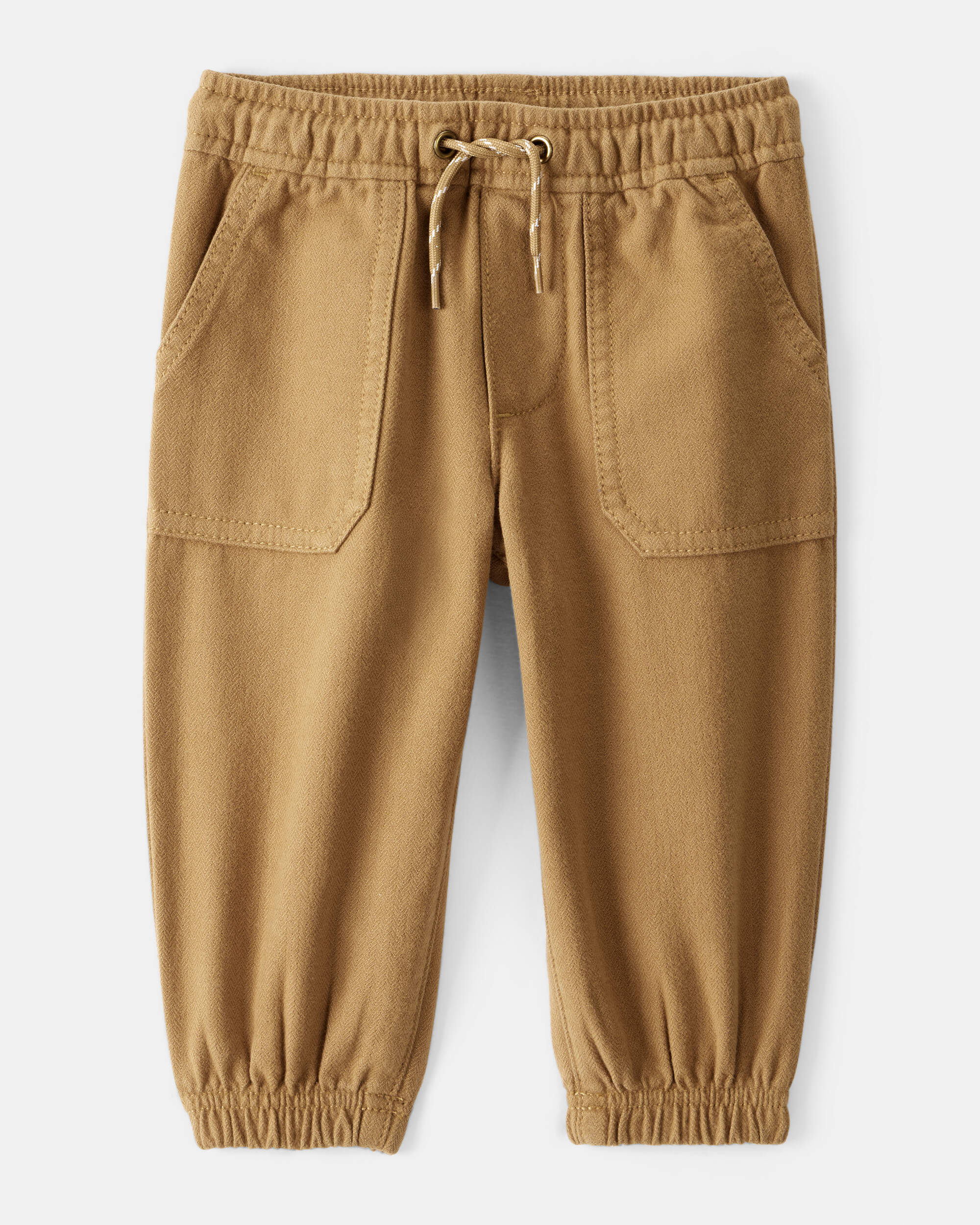 Baby Boy Herringbone Fashion Pants - Khaki