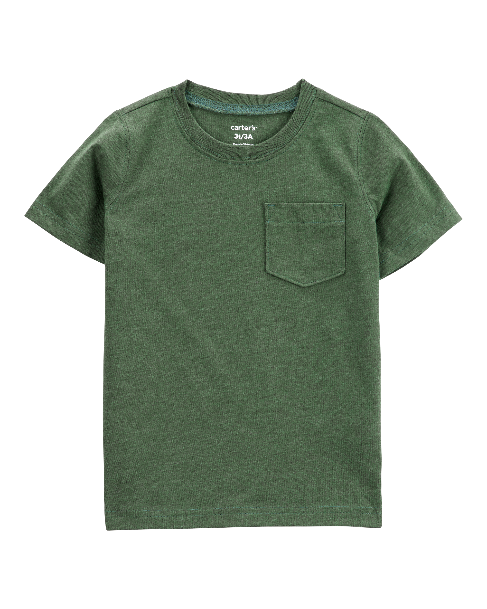 Toddler Solid Short-Sleeve Tee - Green