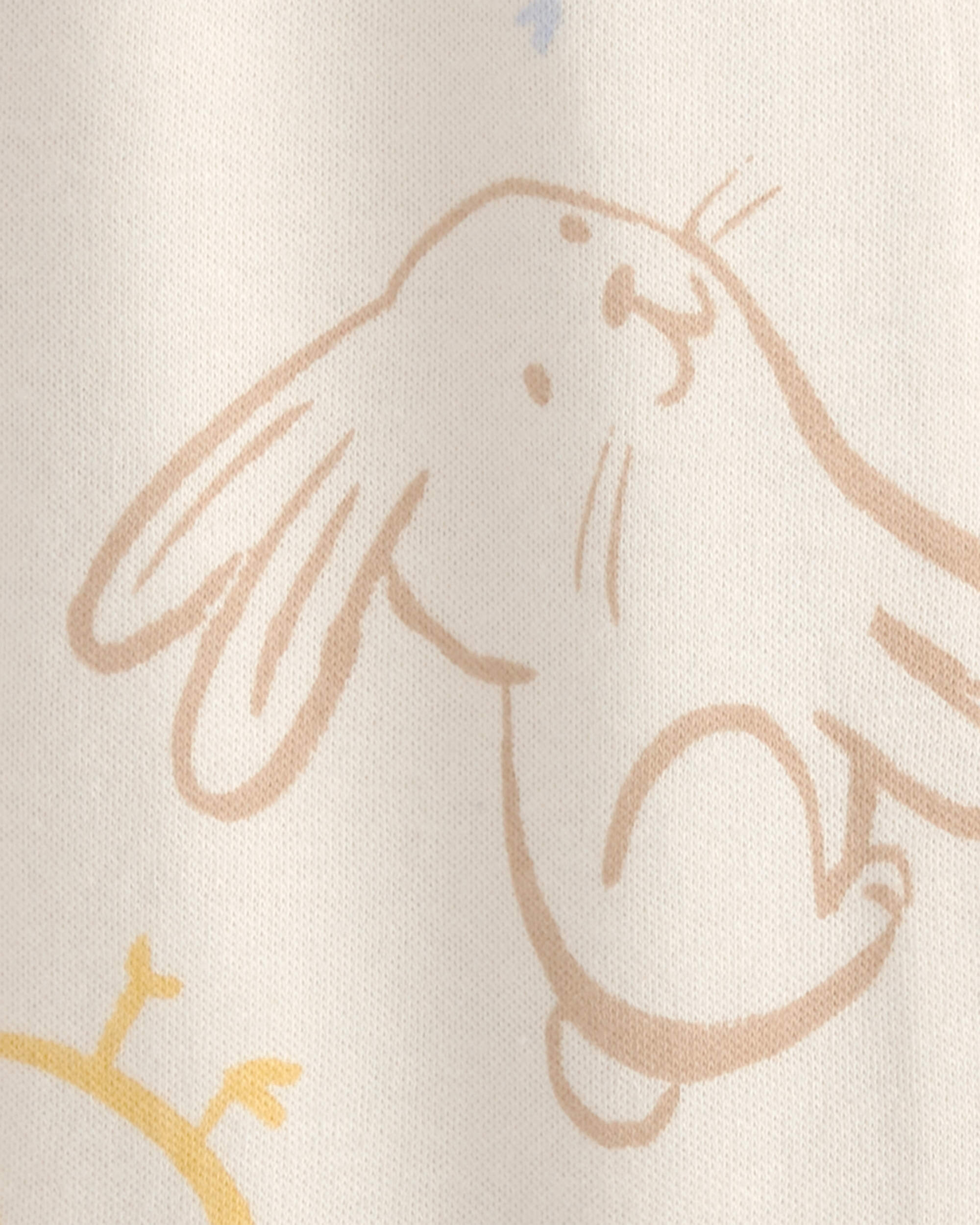 Baby Easter 100% Cotton Sleeper - Cream