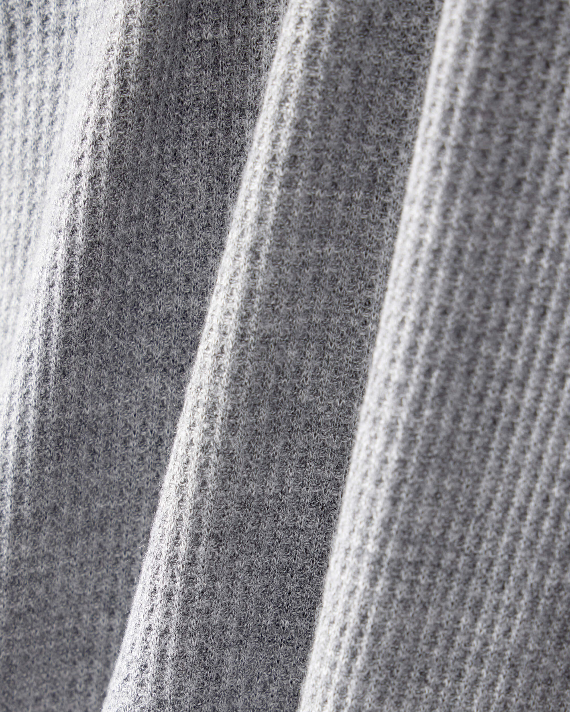 Baby Boy Solid PurelySoft Long-Sleeve 2-Way Zip Sleeper - Grey