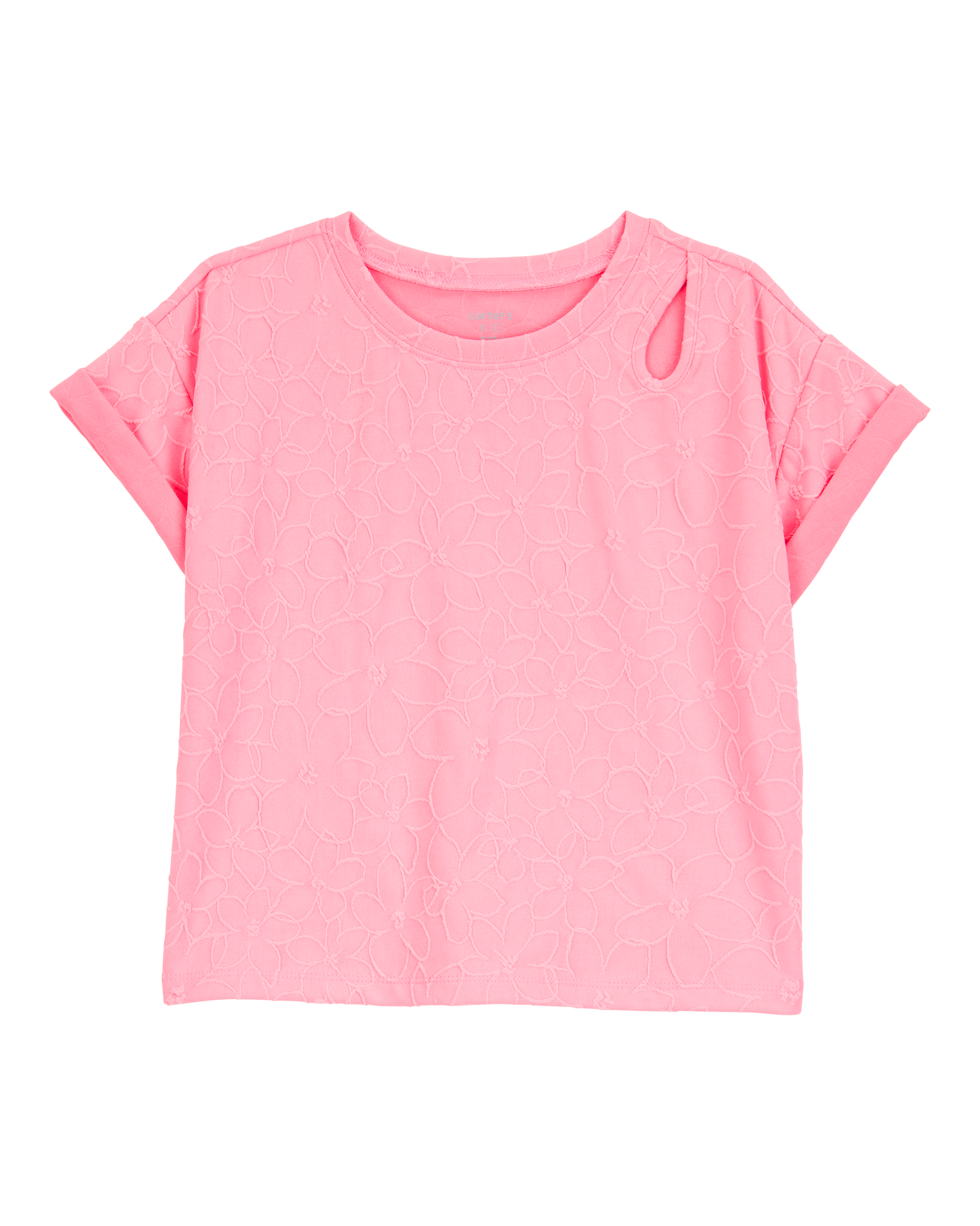 Girls Solid Short-Sleeve Tee