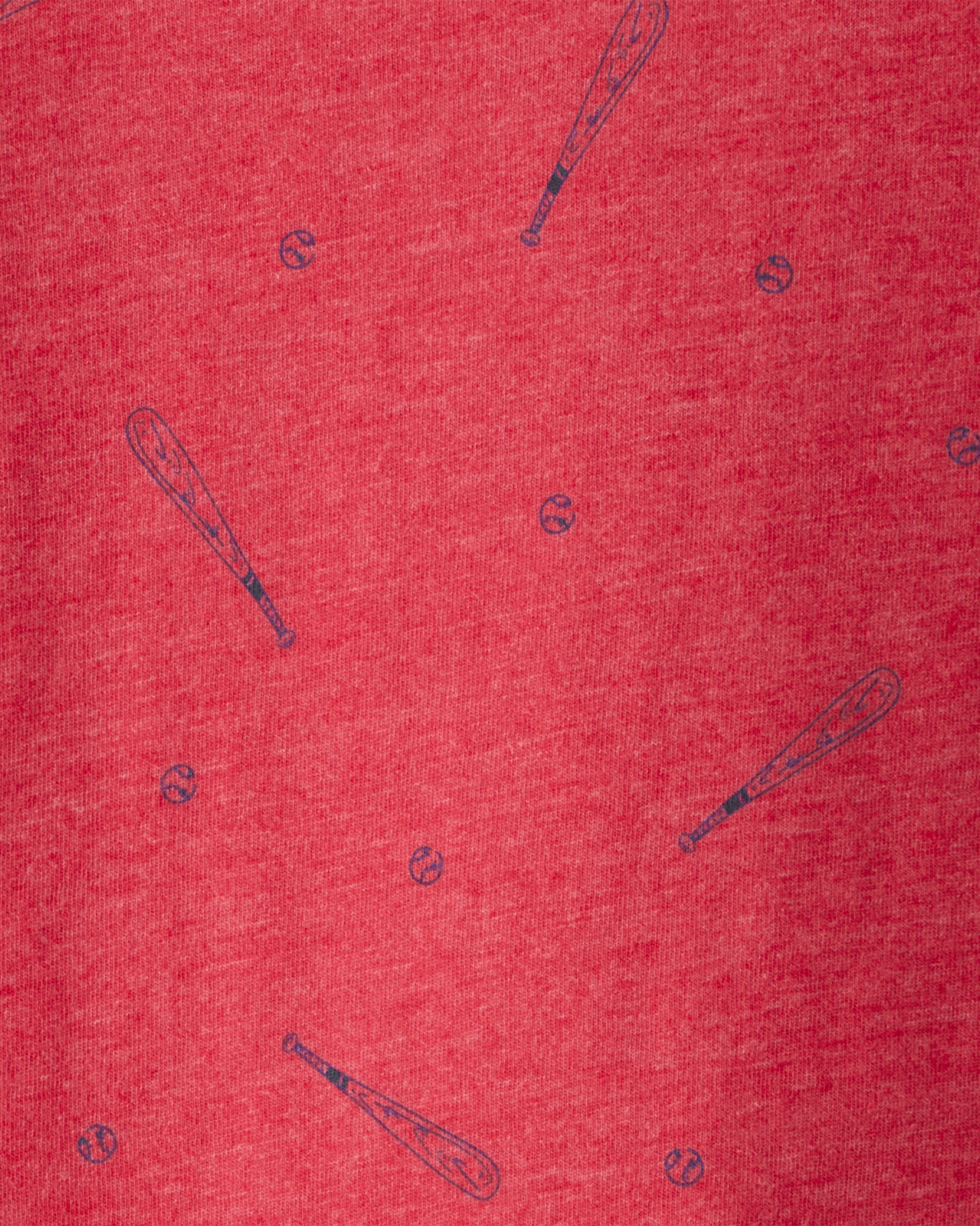 Toddler Boy Baseball Long-Sleeve Tee - Red