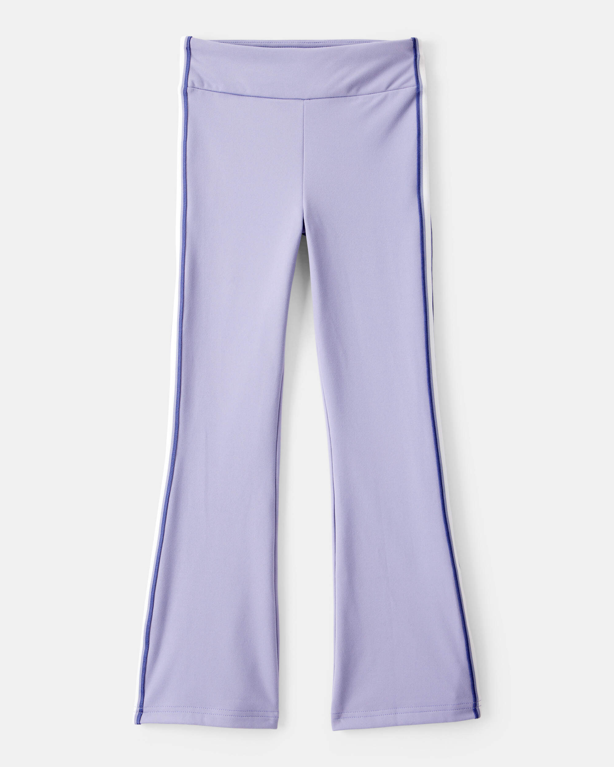 Girls Knit Flare Active Pants - Blue