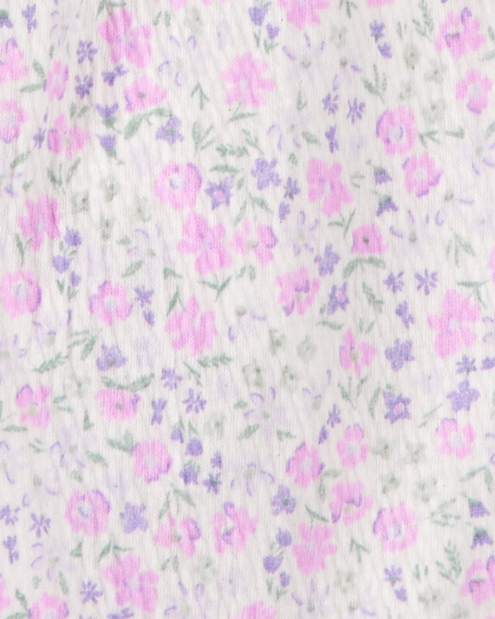 Baby 2-Piece Floral Jumpsuit & Headwrap