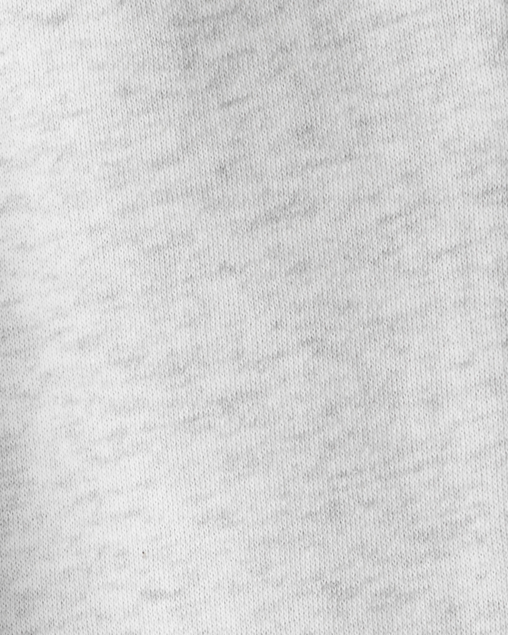 Toddler Boy Solid Fleece Cotton Jogger - Grey