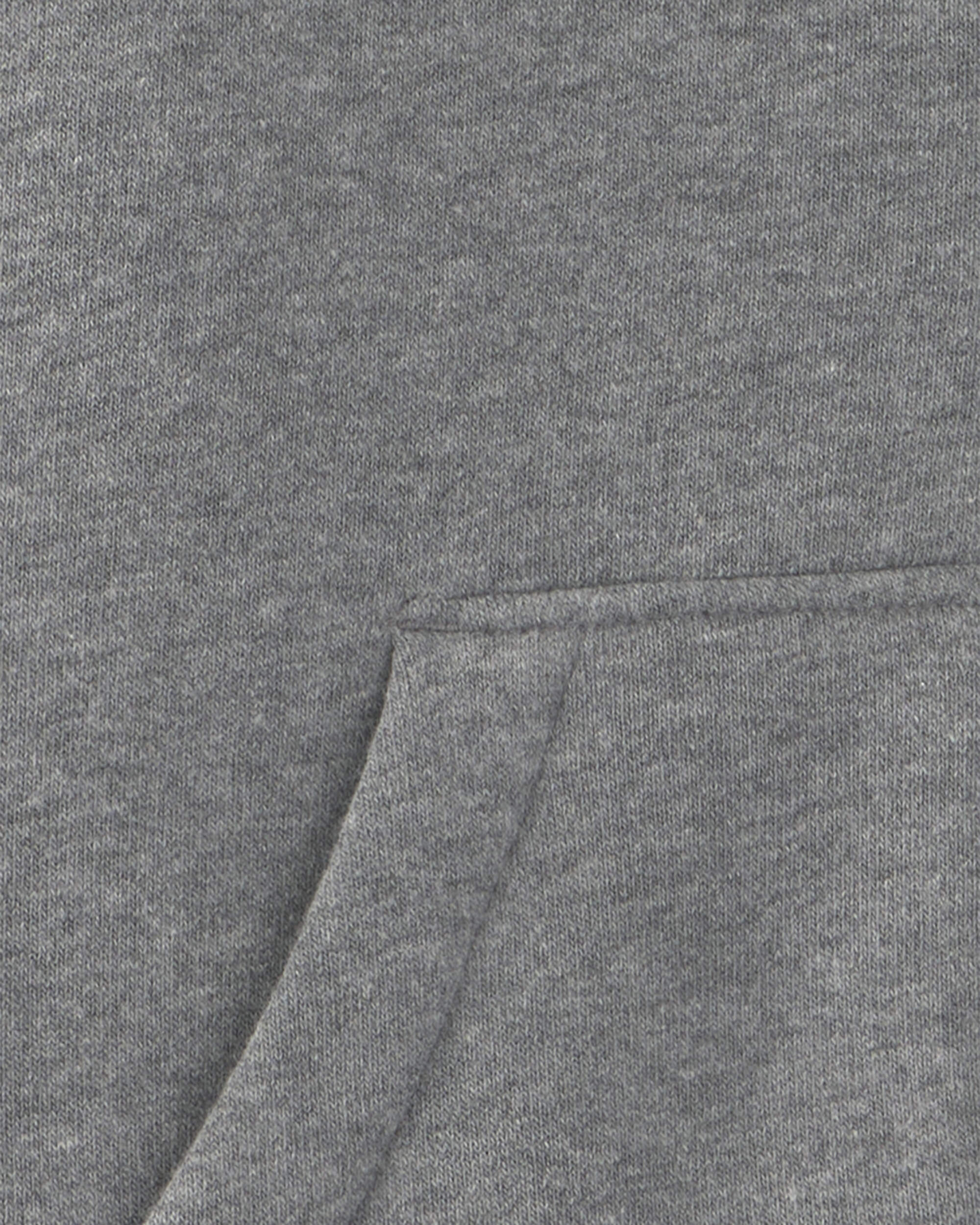 Toddler Boy Fleece Zip-Up Jacket - Grey