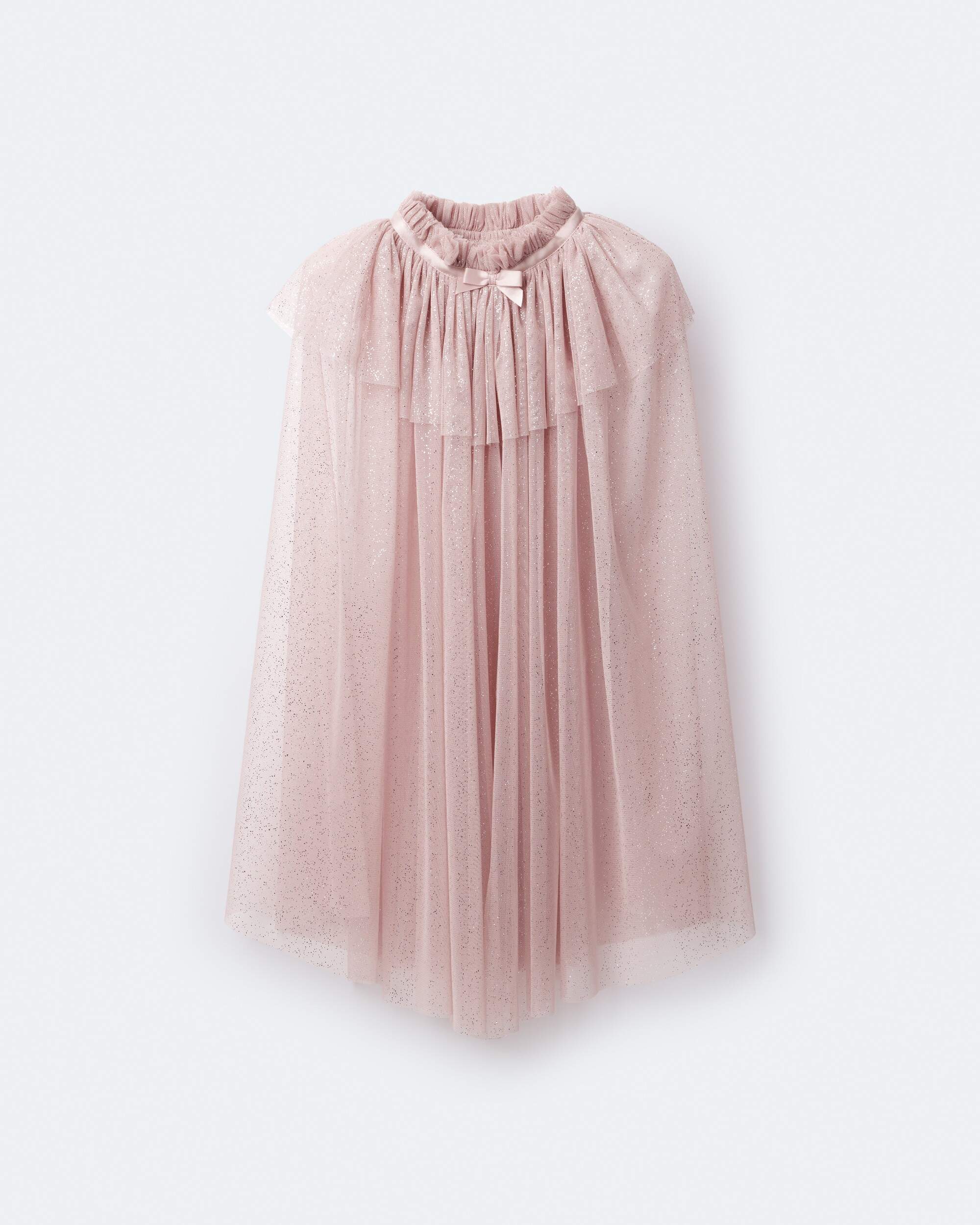 Toddler Girl Confetti Dress Up Cape - Light Pink