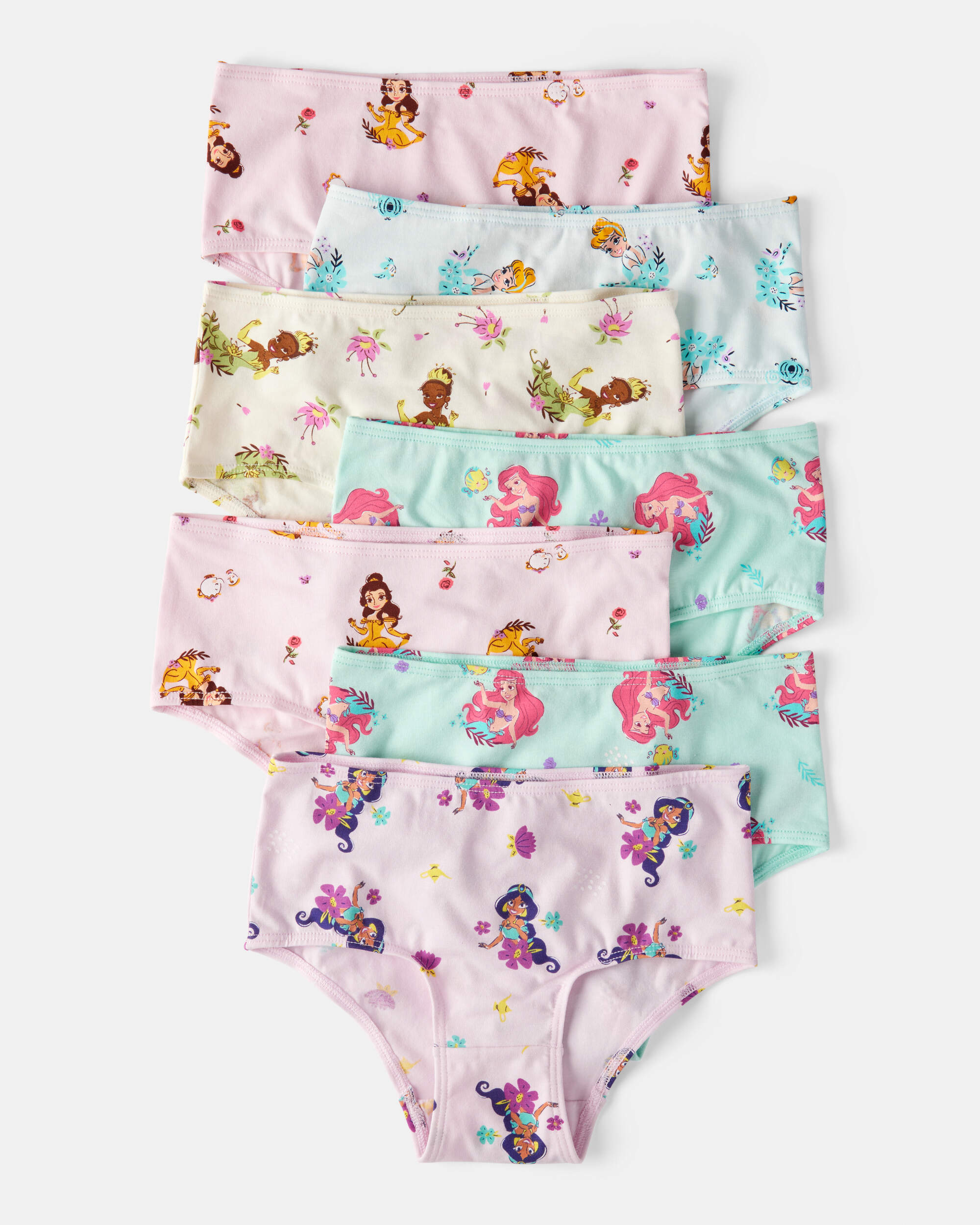 Girls 7-Pack Disney© Princess Brief Underwear