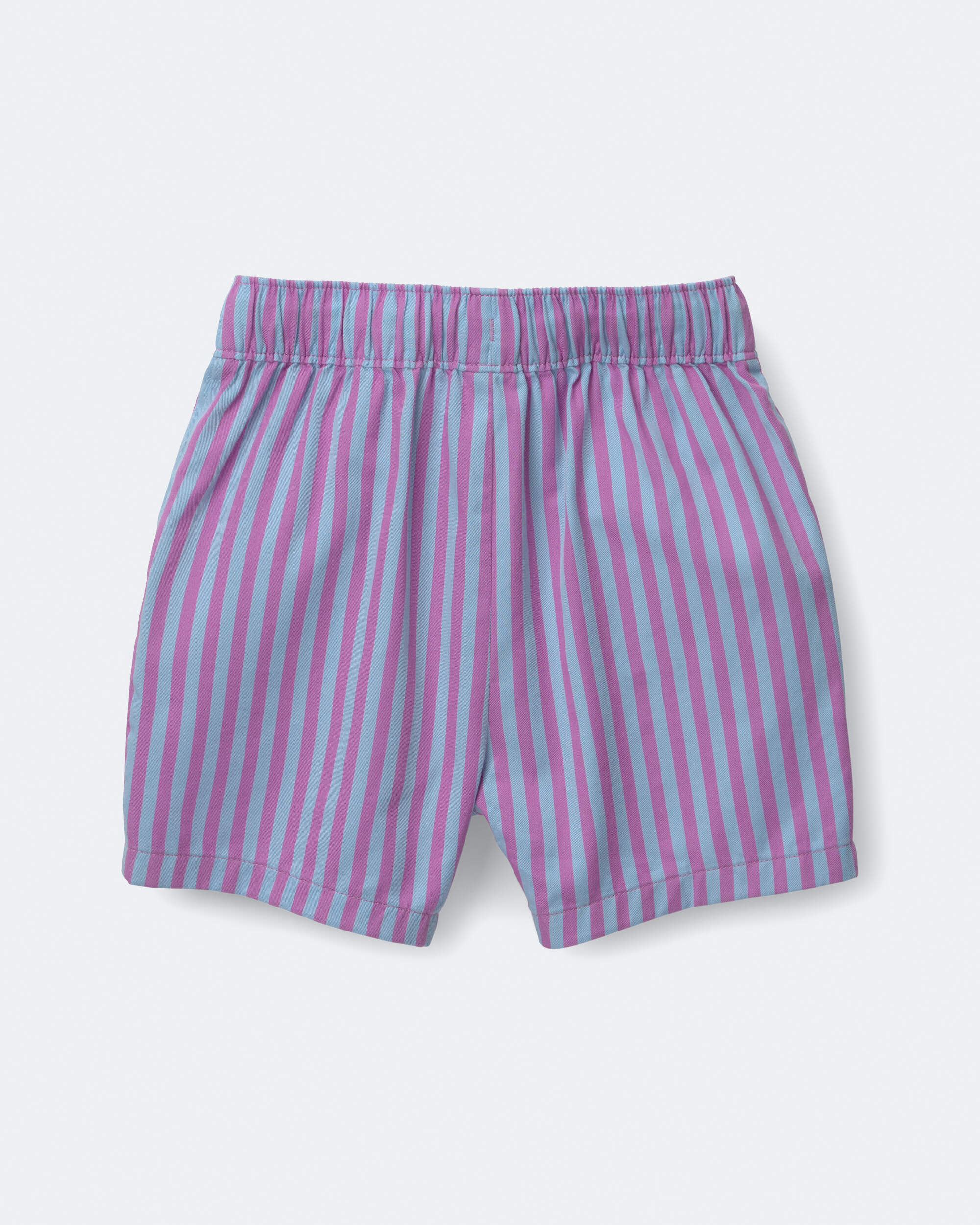 Toddler Boy Playground Shorts Stripes - Blue/Purple
