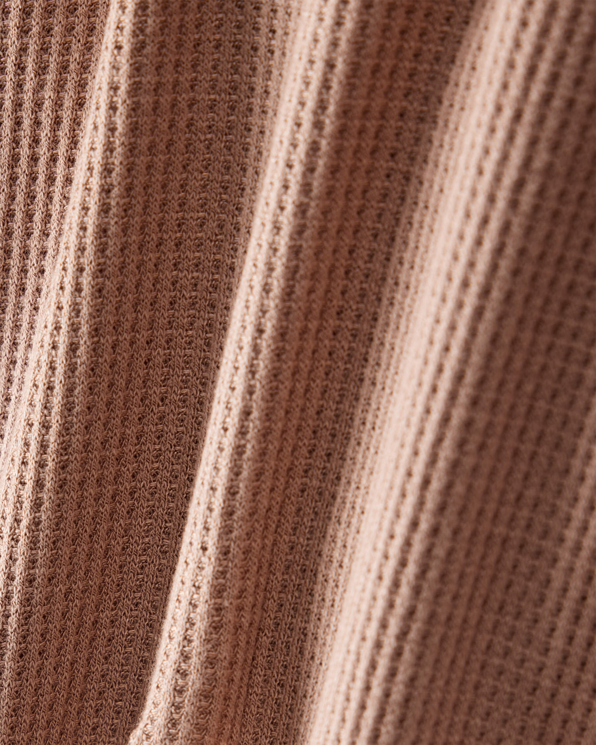 Baby Solid PurelySoft Long-Sleeve 2-Way Zip Sleeper - Brown