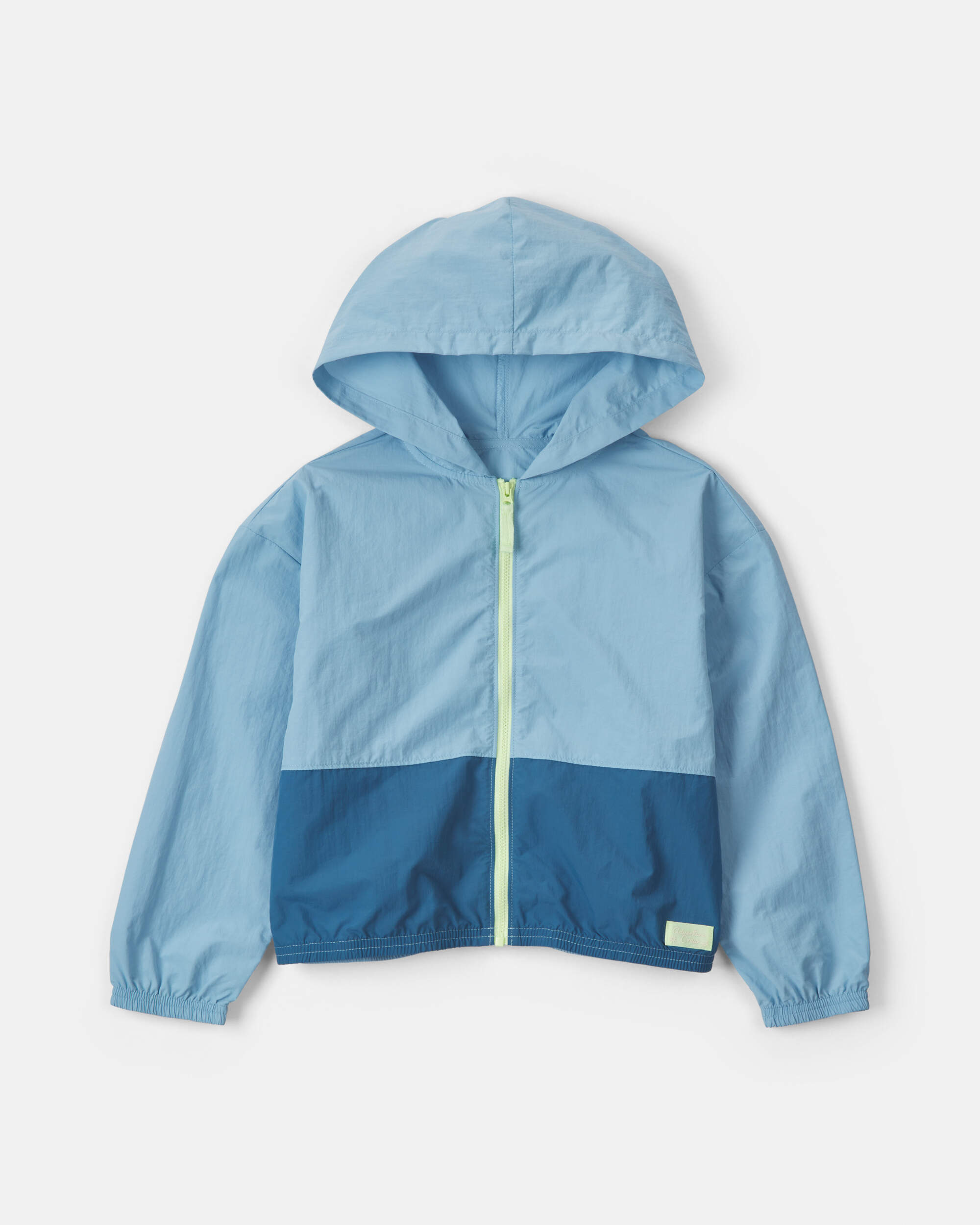 Girls Colourblock Zip-Up Jacket