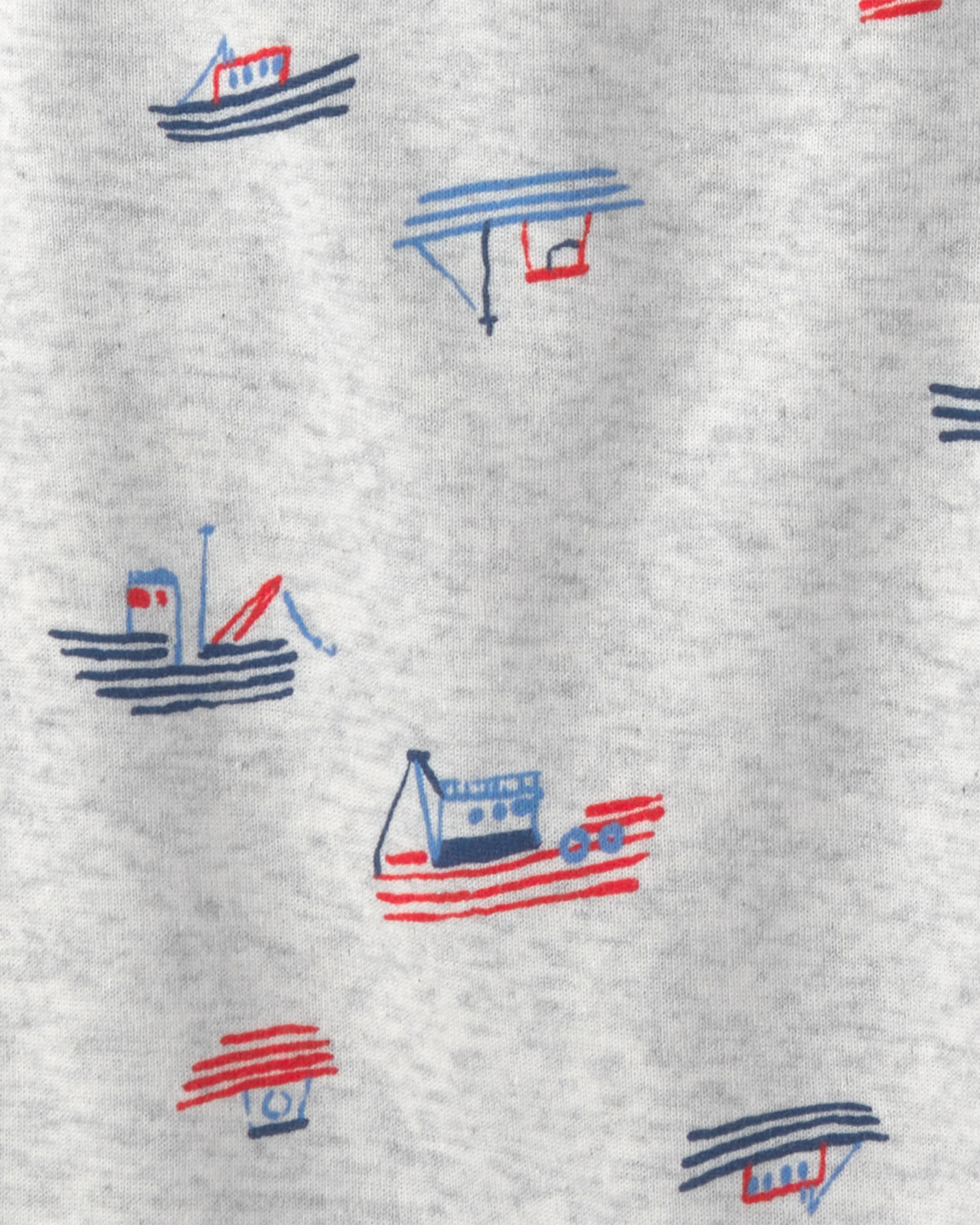 Baby 5-Pack Nautical Multipack Bodysuits - Red/White/Blue