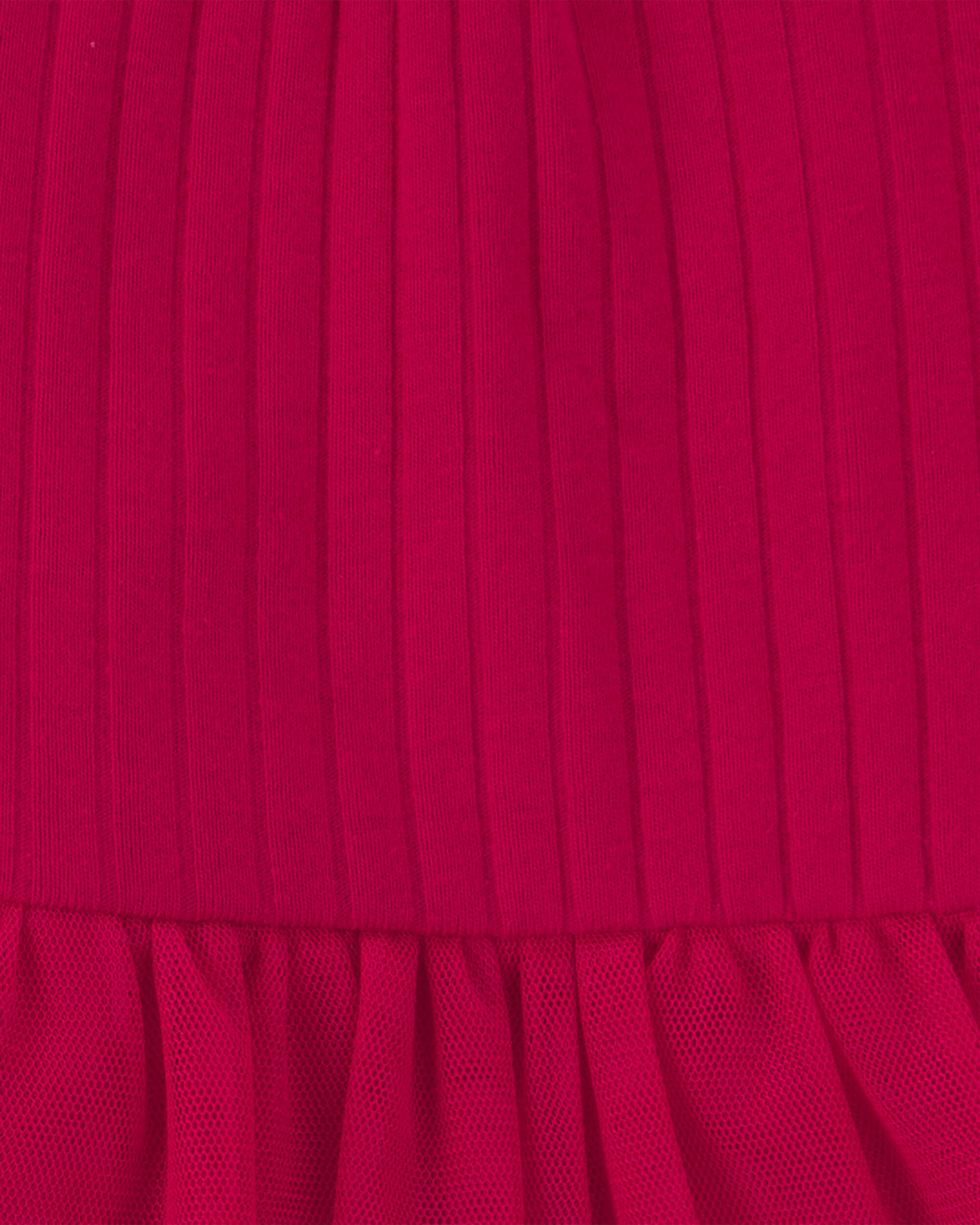 Baby Girl 2-Piece Long-Sleeve Bodysuit & Pant Set - Red