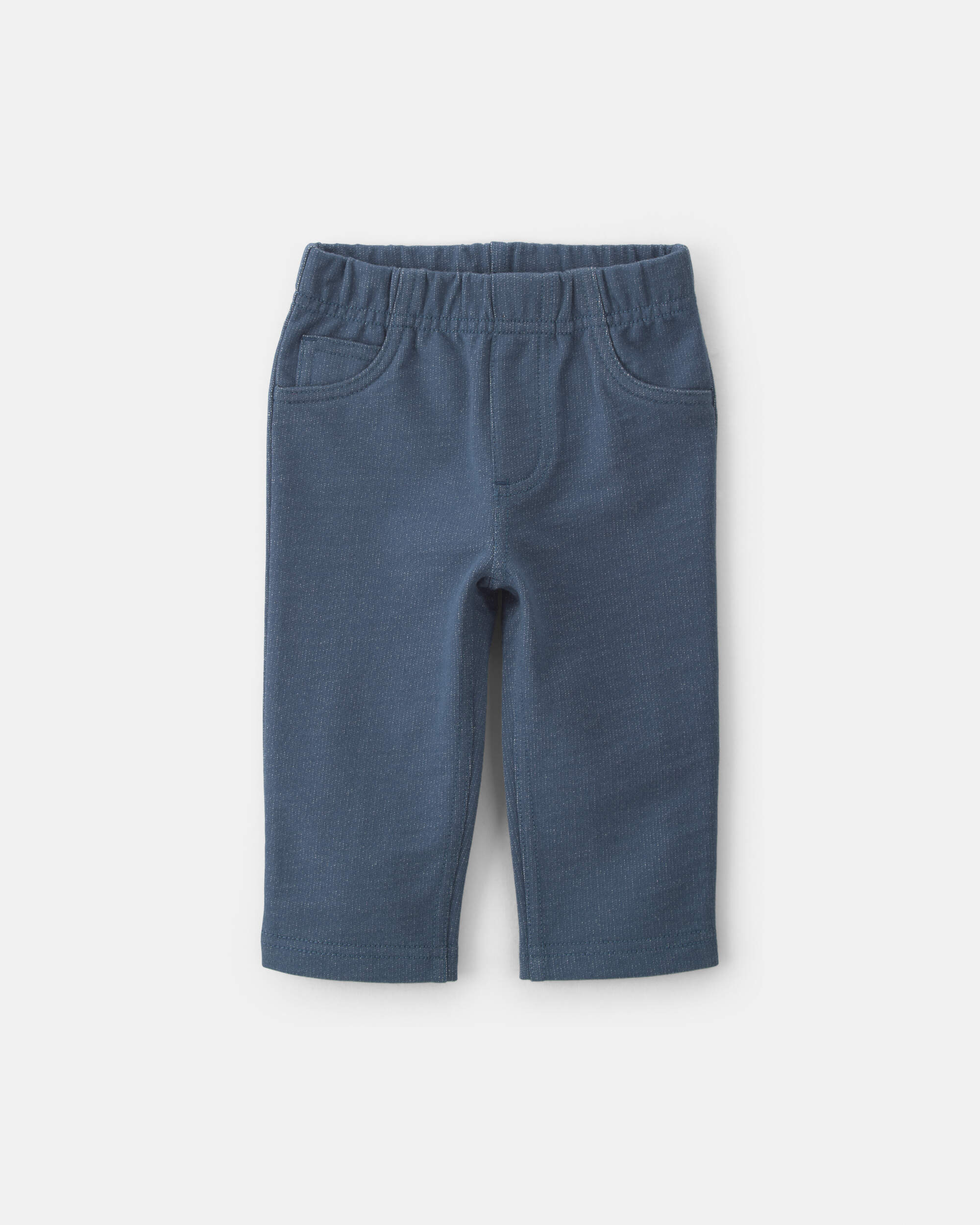 Baby Boy  French Terry Pull-On Pants - Indigo