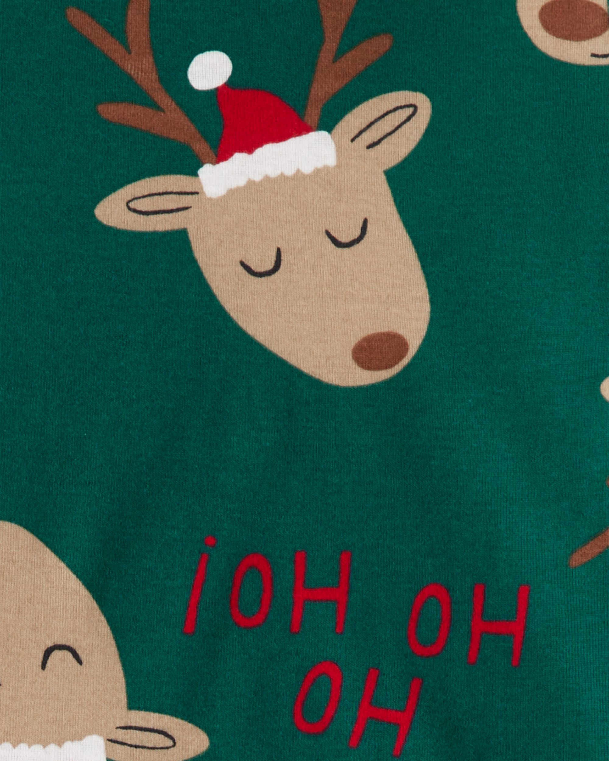 Kid Reindeer Snug Fit 2-Piece Pyjamas - Green