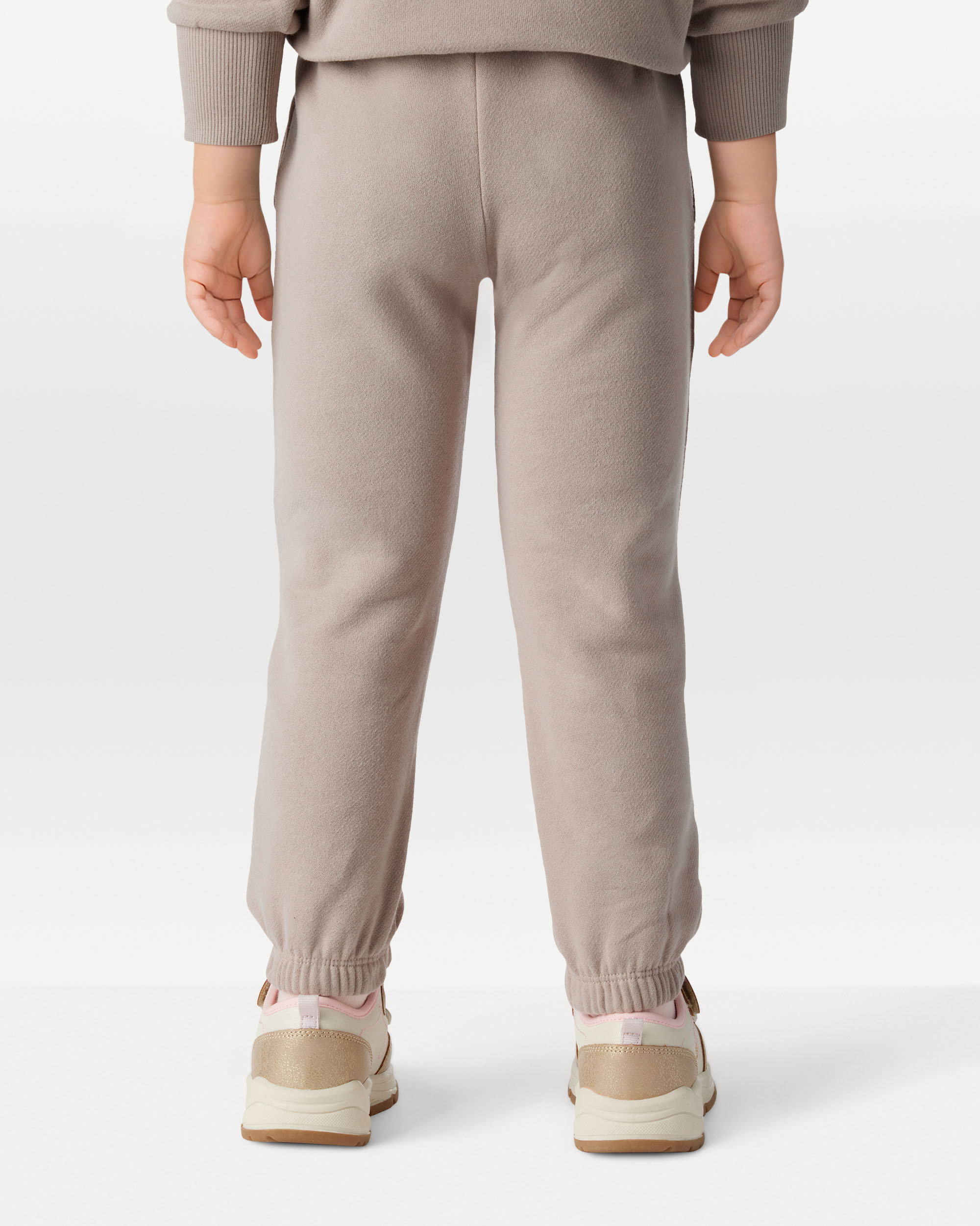 Toddler Girl Cotton Joggers - Brown