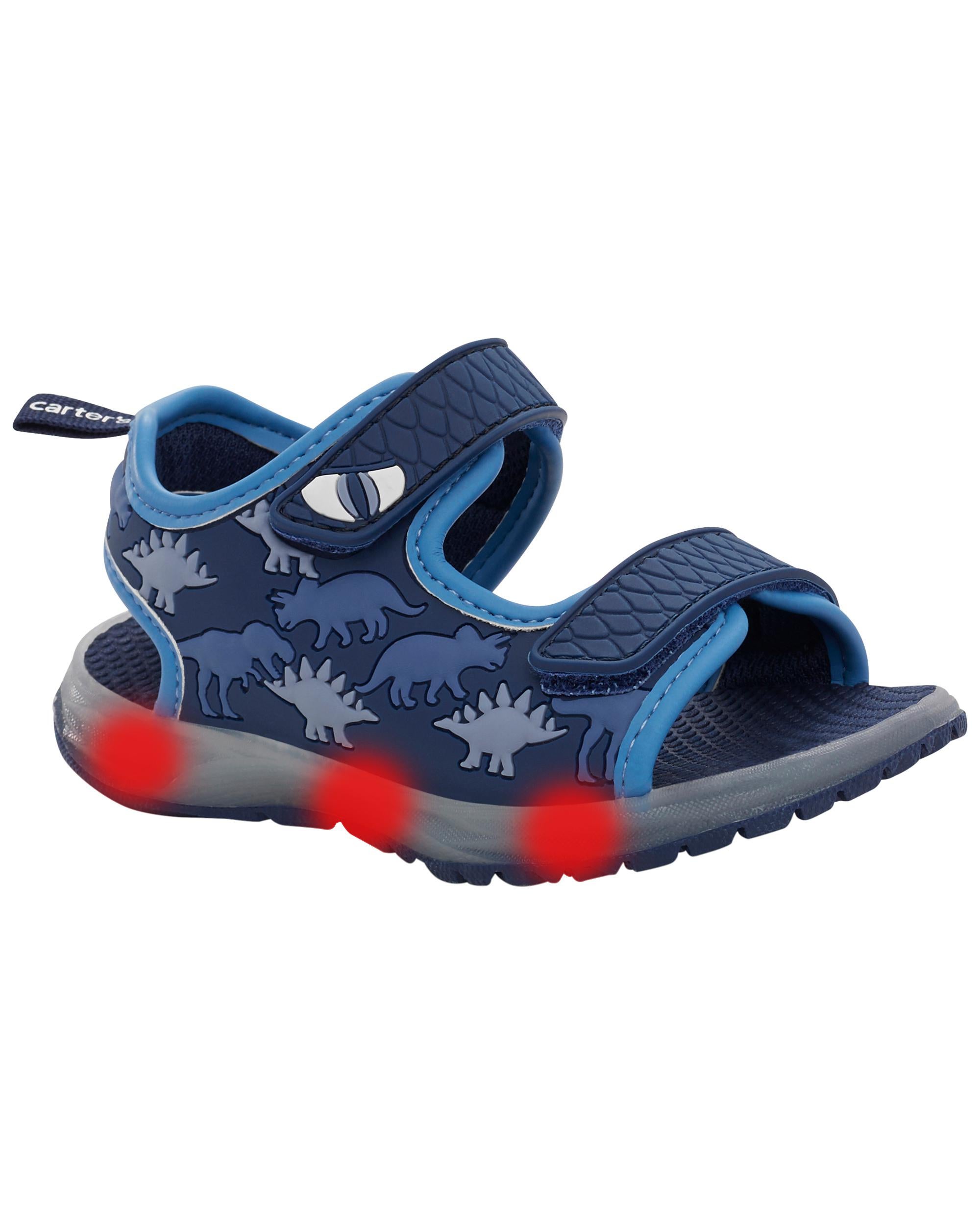 Carter's light hotsell up shark sandals