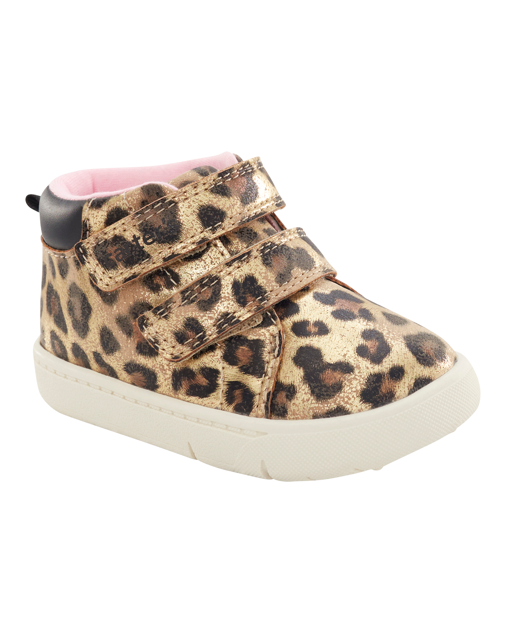 Every Step® First Walker Cheetah Print High-Top Sneakers