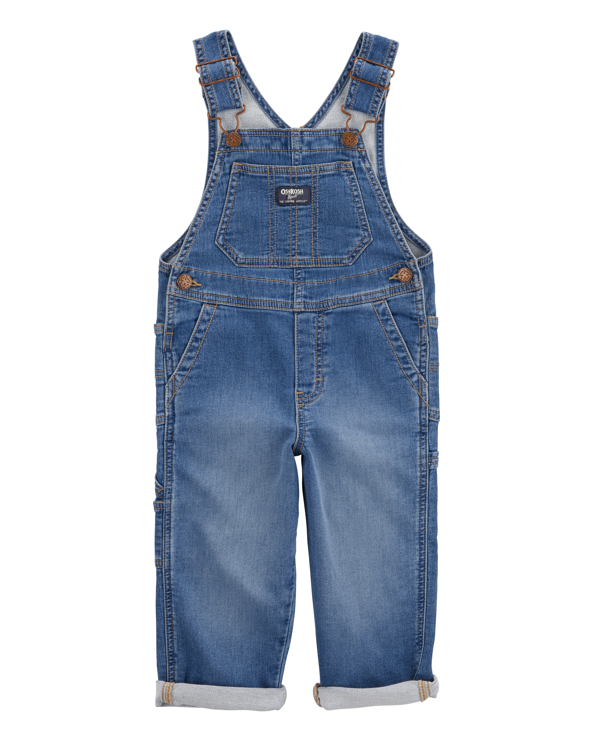Toddler denim overall 50's / OSHKOSH ミ*ロ様 Stretch Canada Oshkosh Carter's | Wash Medium - Overalls Denim パンツ