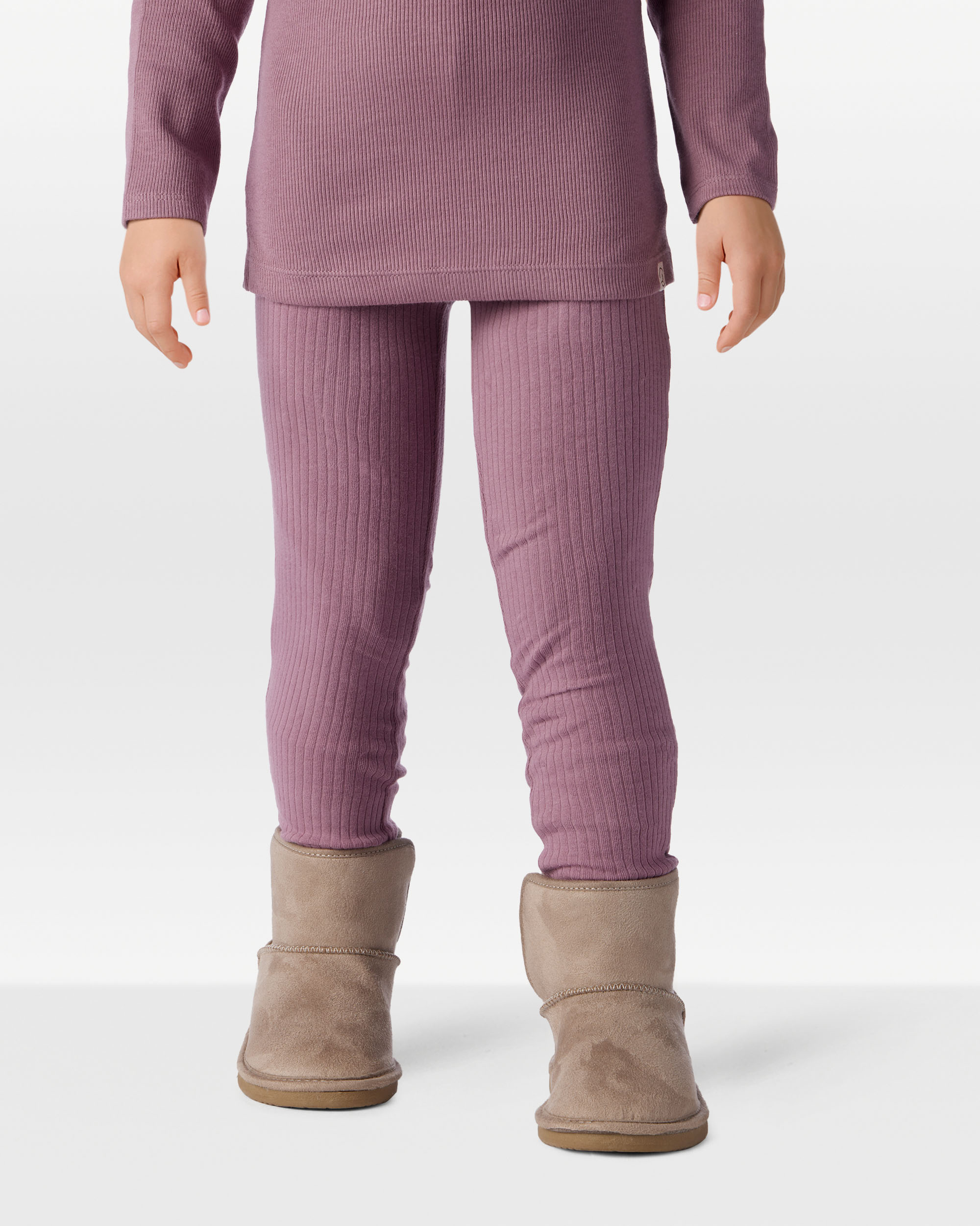 Toddler Girl 2-Pack Organic Cotton Rib Leggings